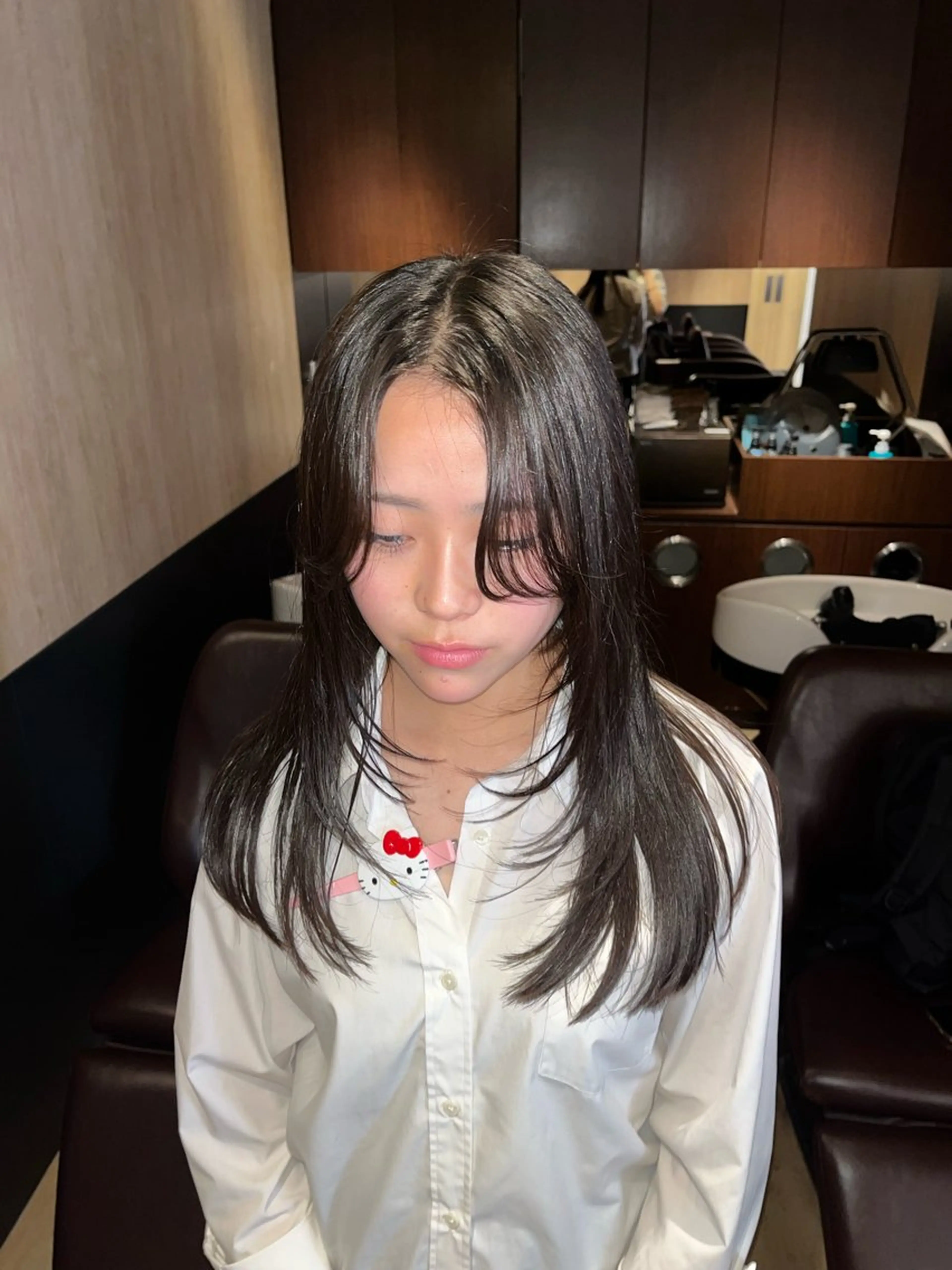 ロング カラー ケアカラー 産休中です 艶カラー♡オカのヘアスタイル