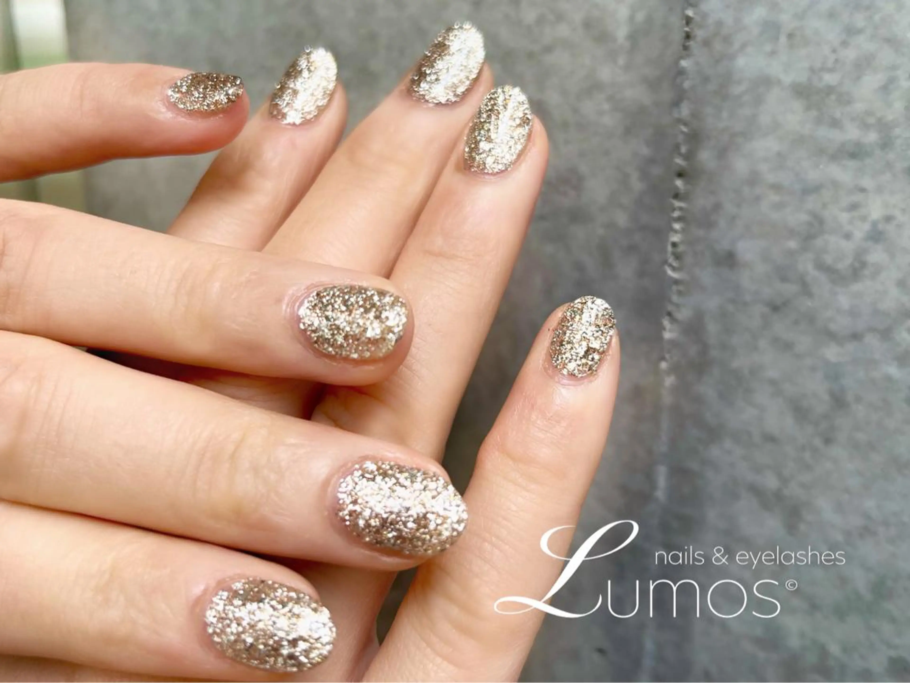 ネイル ゴージャス ラメ(グリッター) ワンカラーネイル ハンドネイル Lumos/nail &eyelashes桜川店所属・Lumos Annのネイルデザイン
