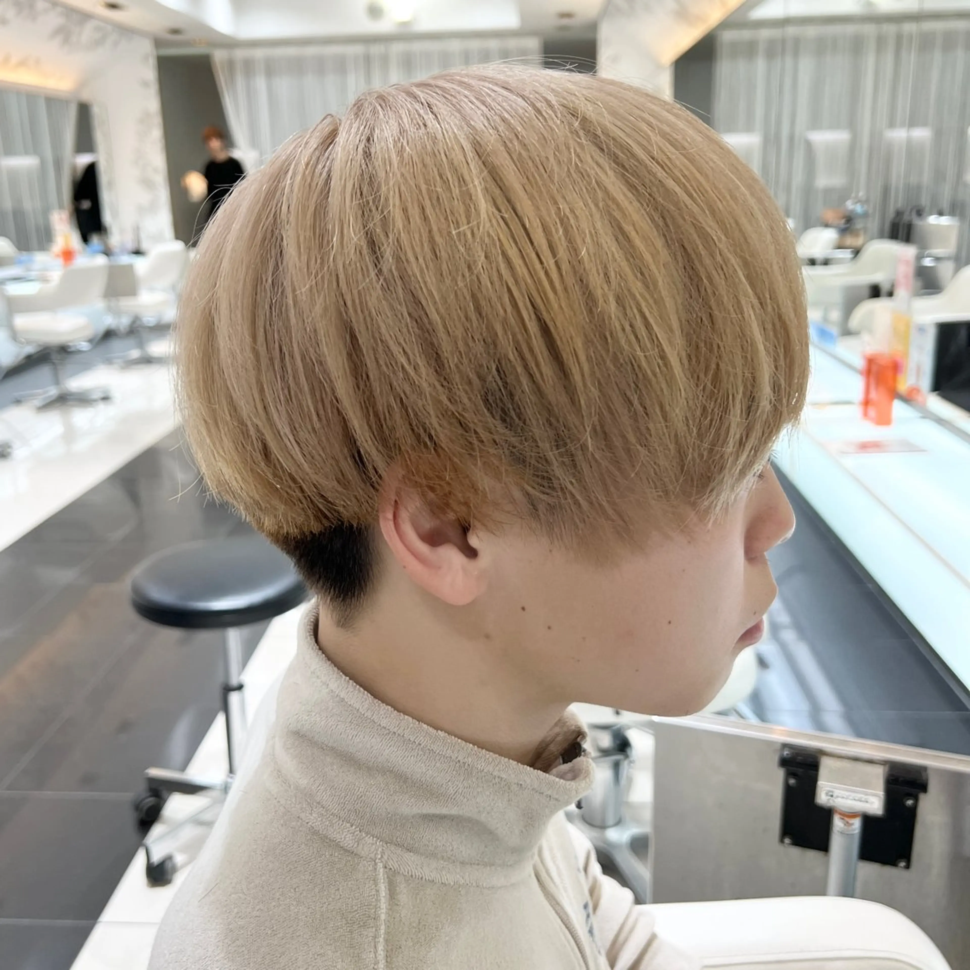 ショート カラー メンズ カット ヘアカラー NYNY姫路本店 メンズパーマ藤川時也のヘアスタイル