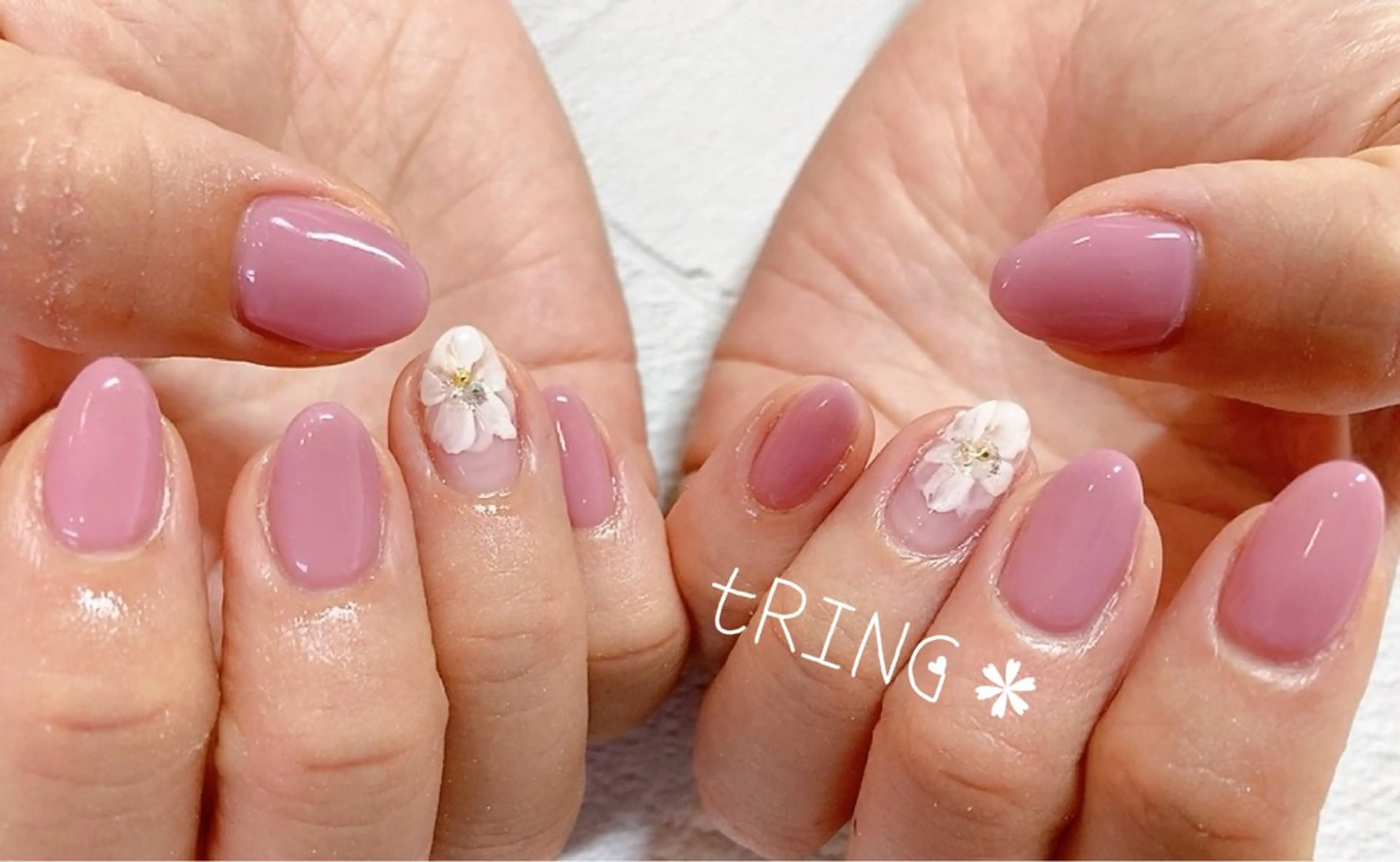 ネイル ハンドネイル tRING* しいの木台のネイルデザイン