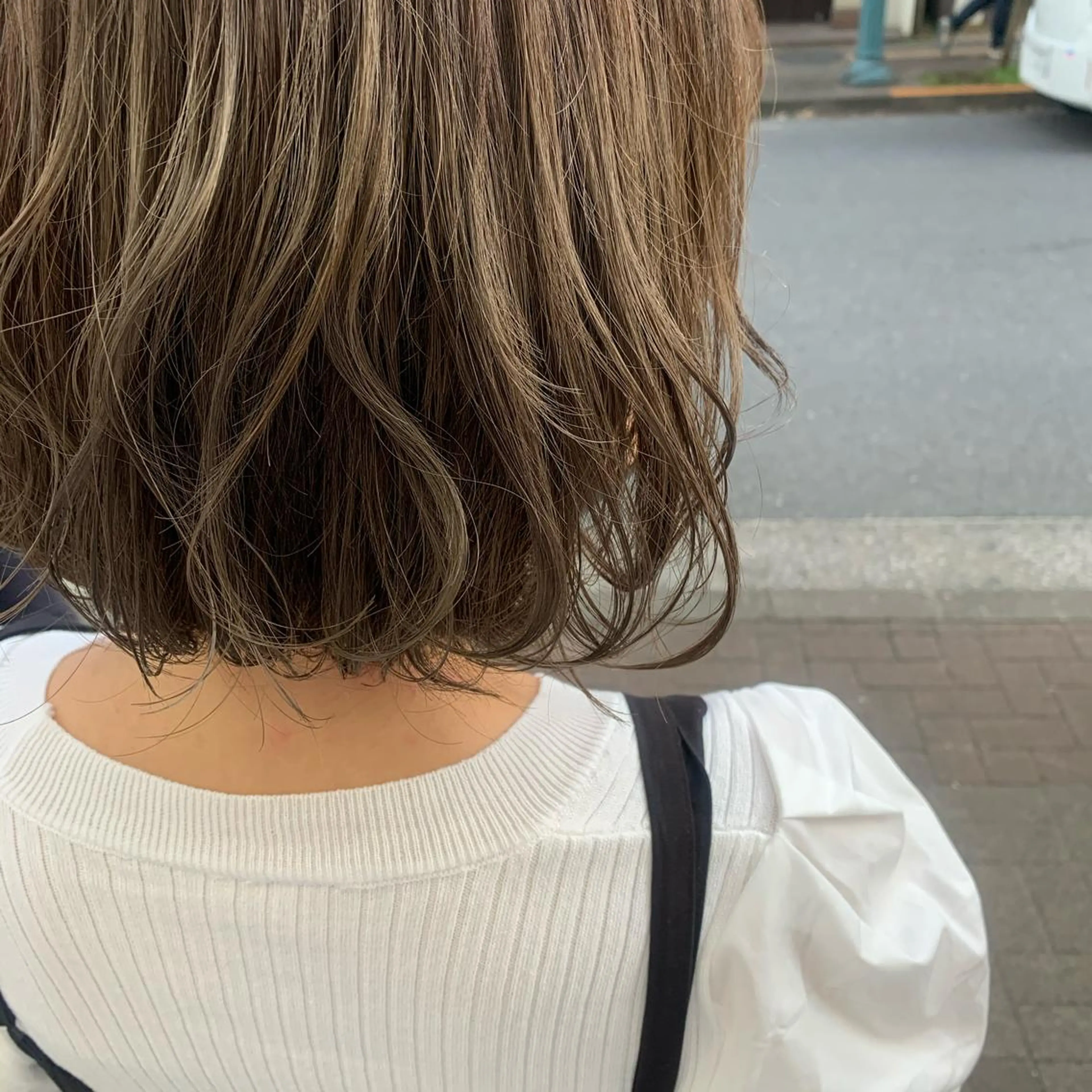 ミディアム カラー ヘアカラー 韓国ヘア🦋 MIYUのヘアスタイル