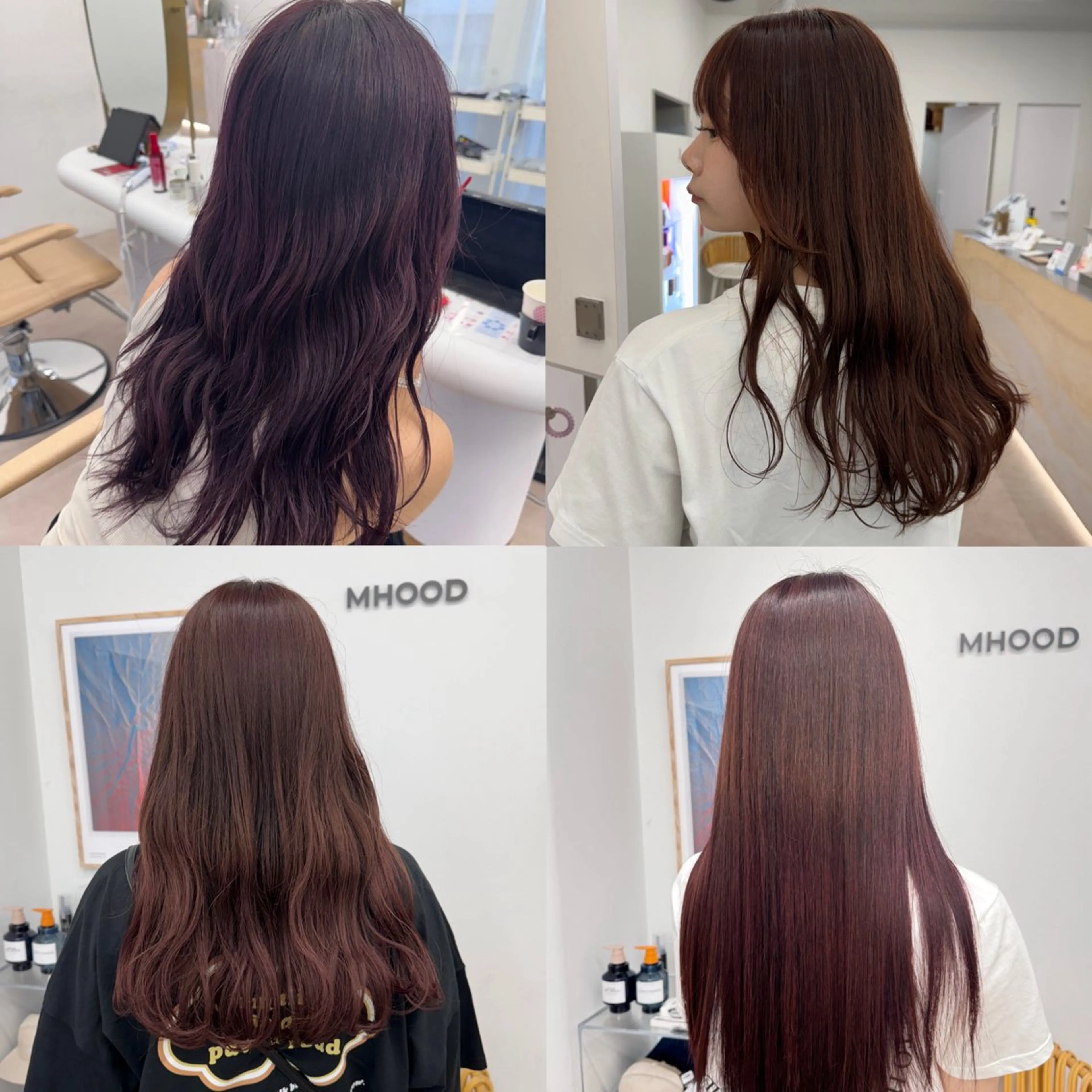 ロング ヘアカラー 透明感カラー🫧⌇ 青🫐🩵のヘアスタイル