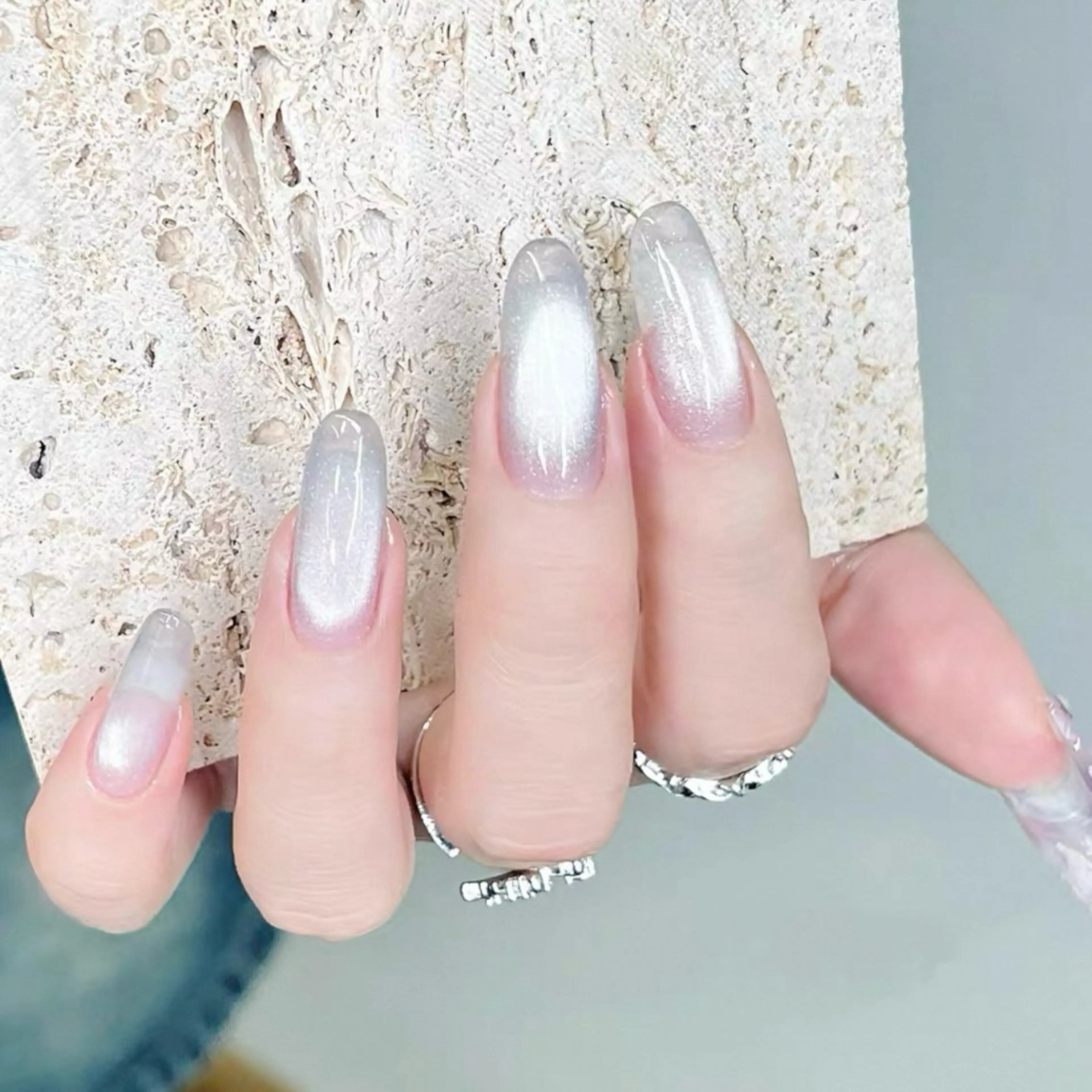 ネイル チークネイル フラッシュネイル マグネットネイル ワンカラーネイル ワンホンネイル ハンドネイル ハンドケア 🫧OPELIA NAIL渋谷🫧のネイルデザイン