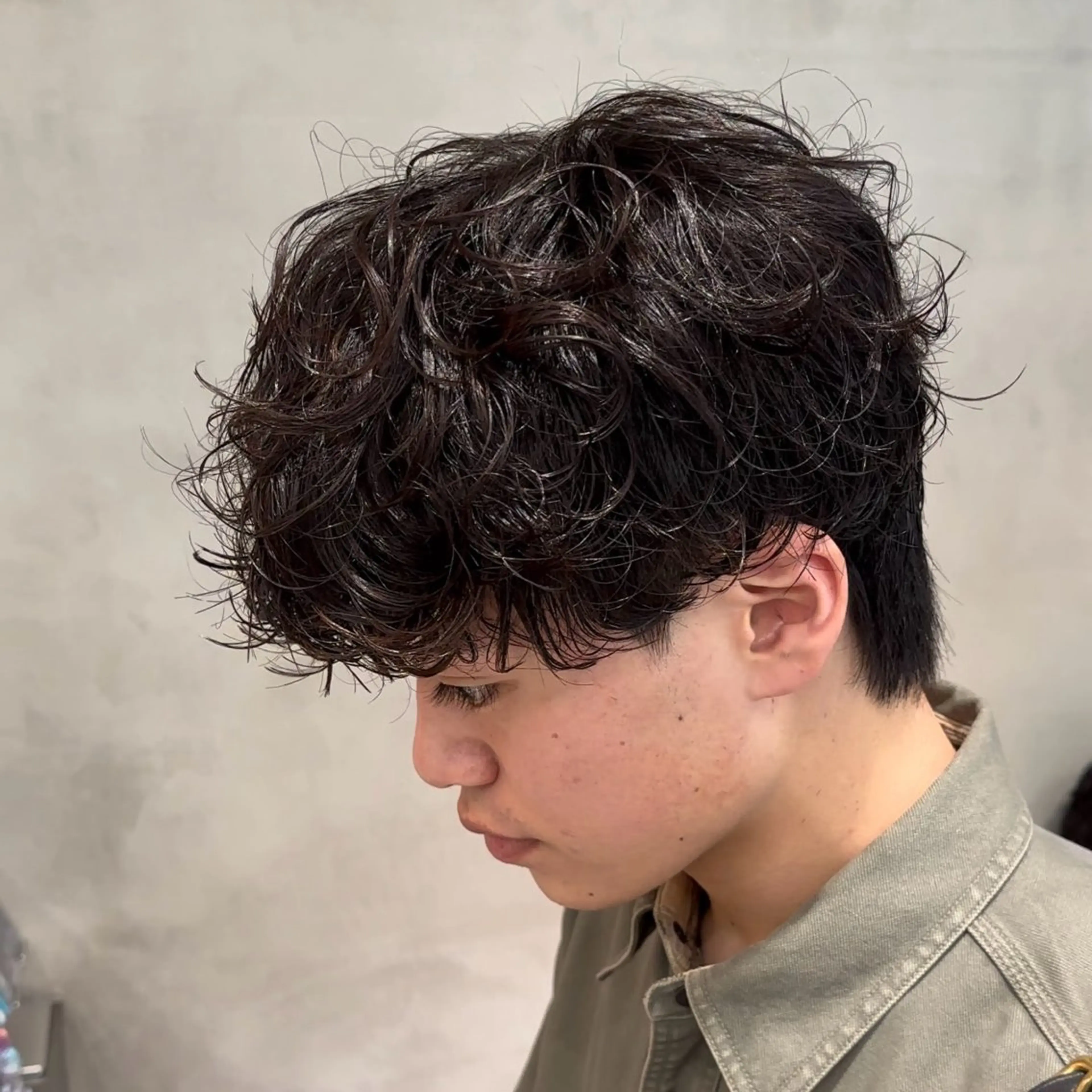 パーマ メンズ カット パーマ 当日予約⭕️ fifth渋谷太田のヘアスタイル