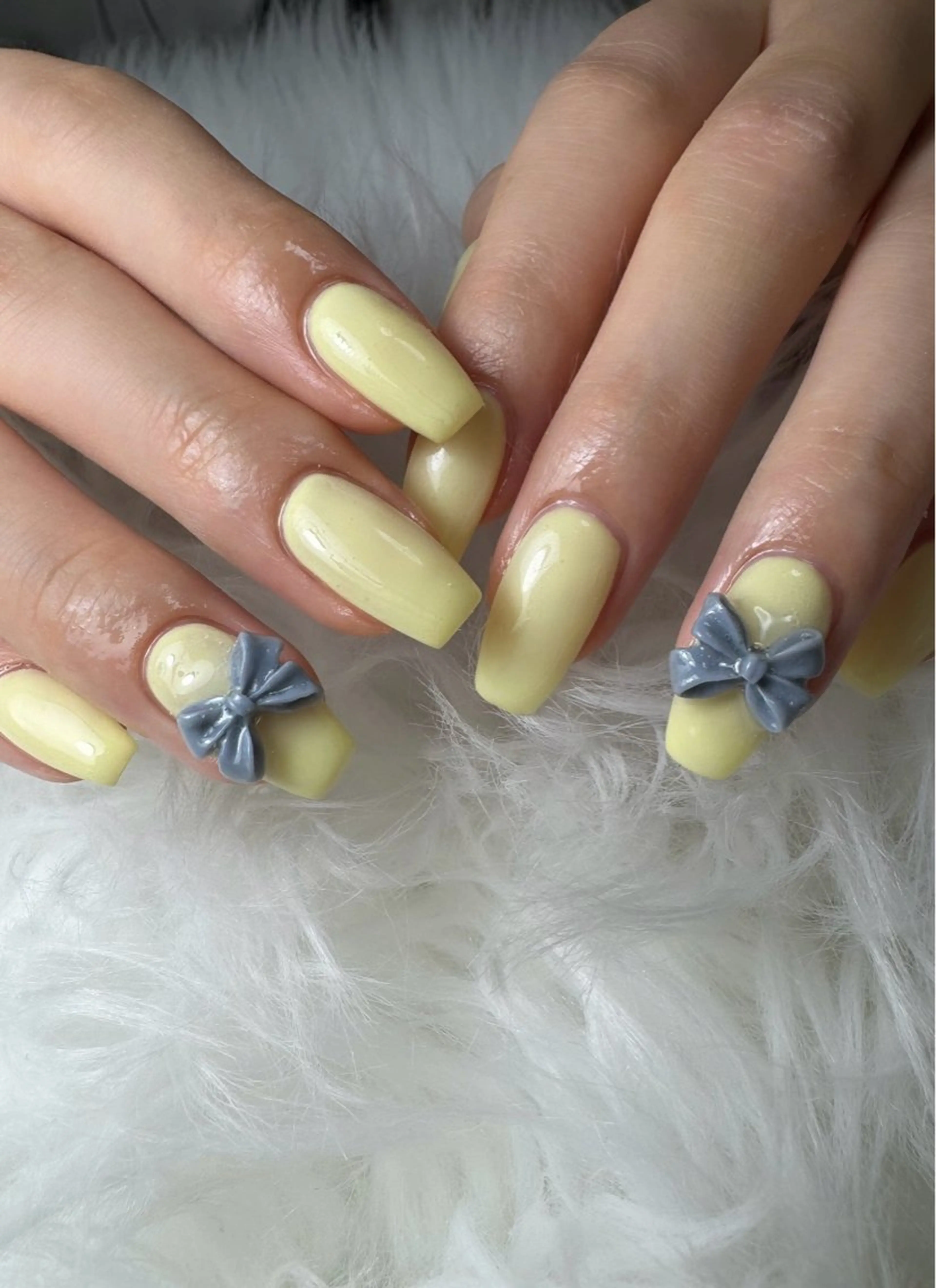 ネイル ジェルネイル 韓国ネイル 持ち込み パラジェル リボン ハンドネイル flowers nailのネイルデザイン