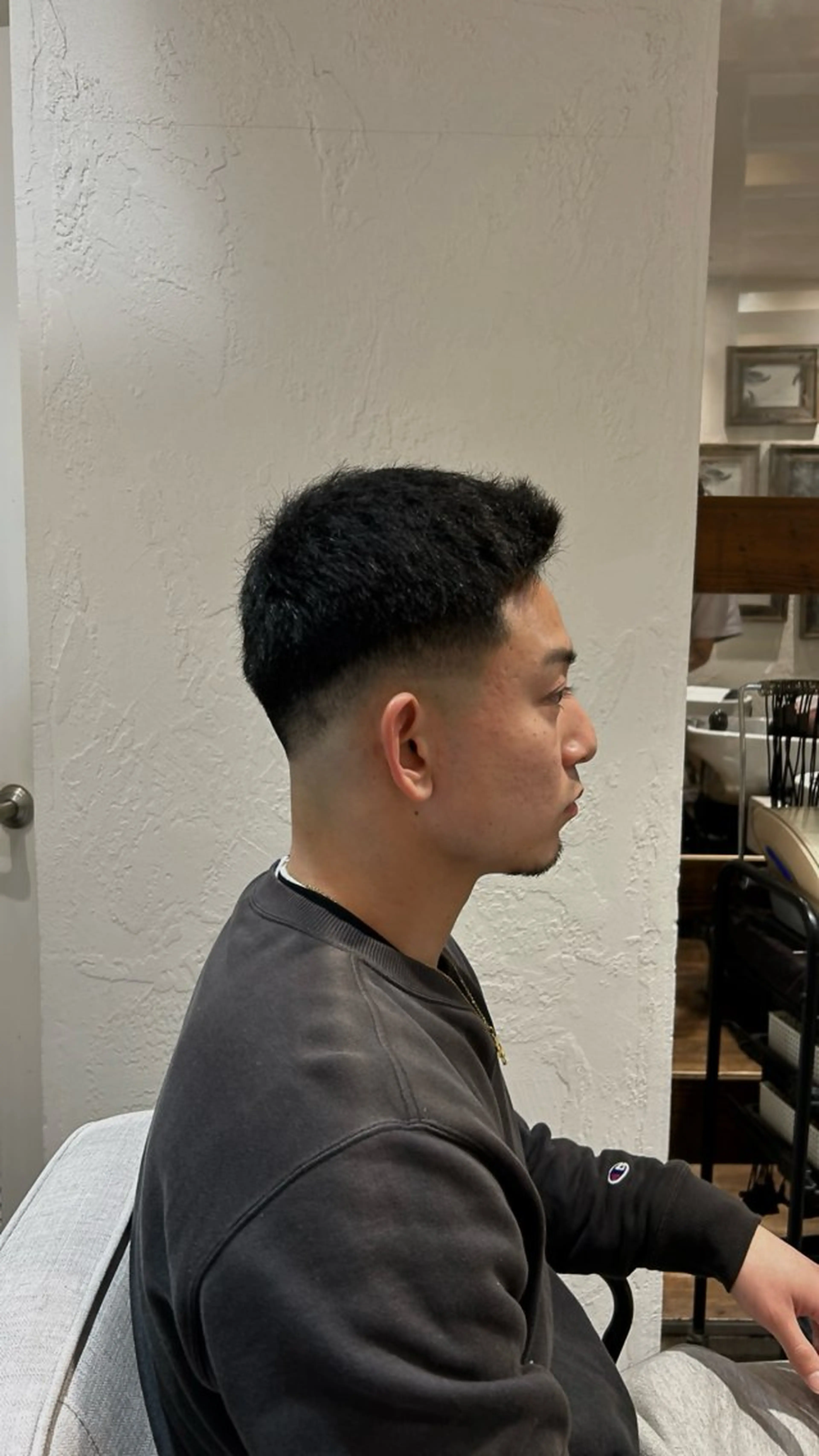 メンズ フェードカット カット 三浦 翔太のヘアスタイル