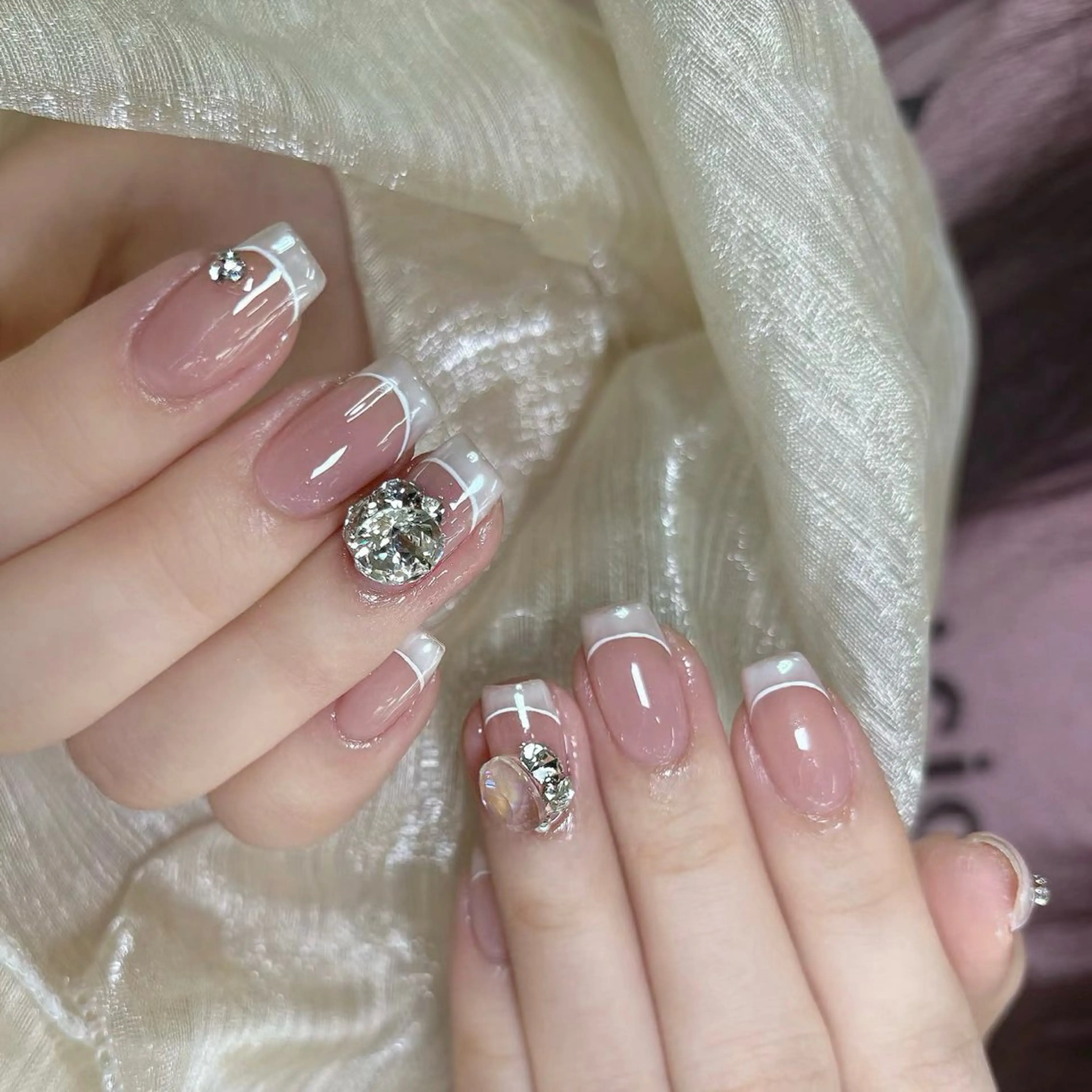 ネイル candy nail 韓国風ワンホンネイルのネイルデザイン