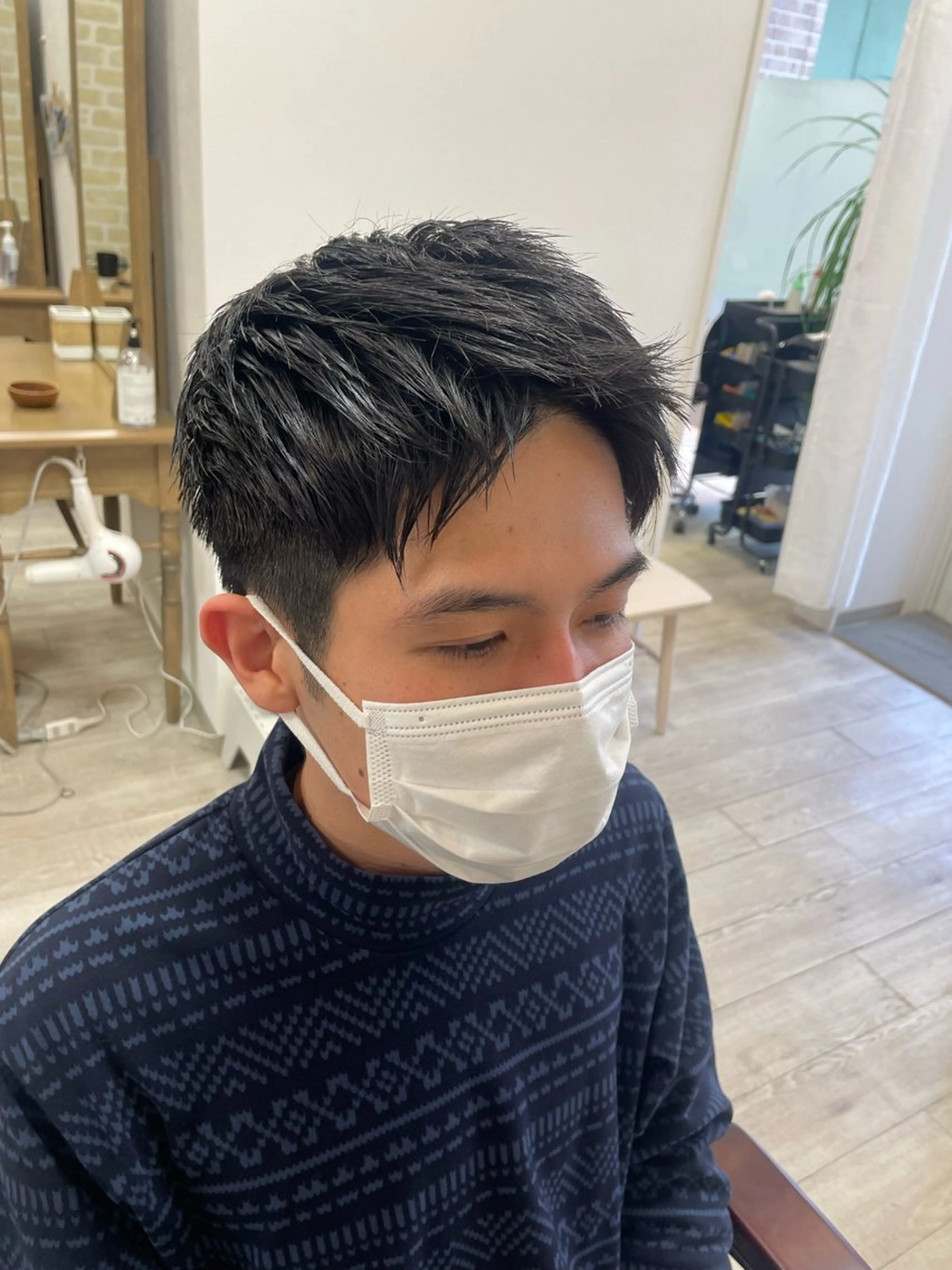 メンズ アップバング アイブロウ◎ rista藤岡佳世の眉毛・アイブロウイメージ