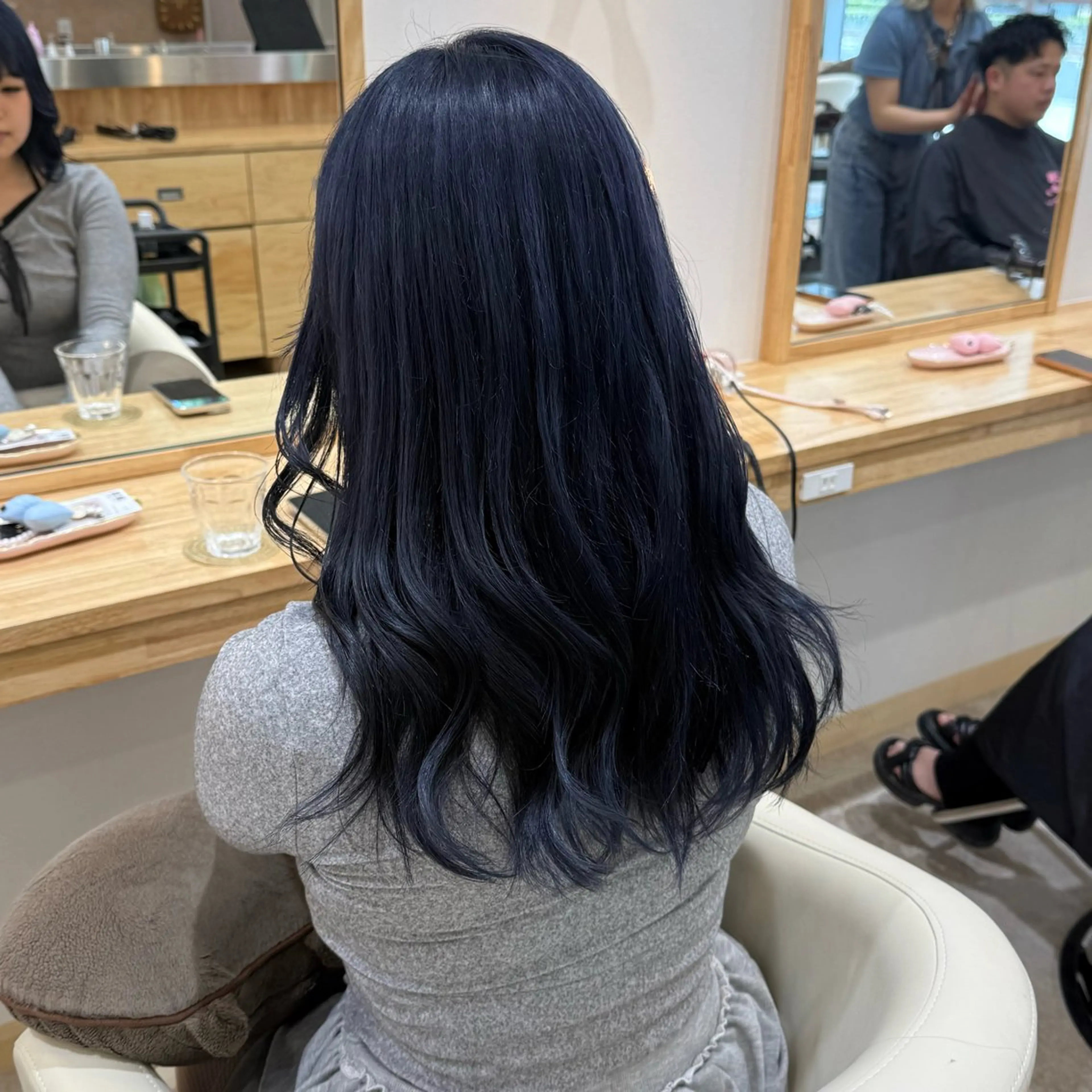 ロング カラー ヘアカラー 柔らかいcolor ￤韓国￤🩰マユ🩰のヘアスタイル