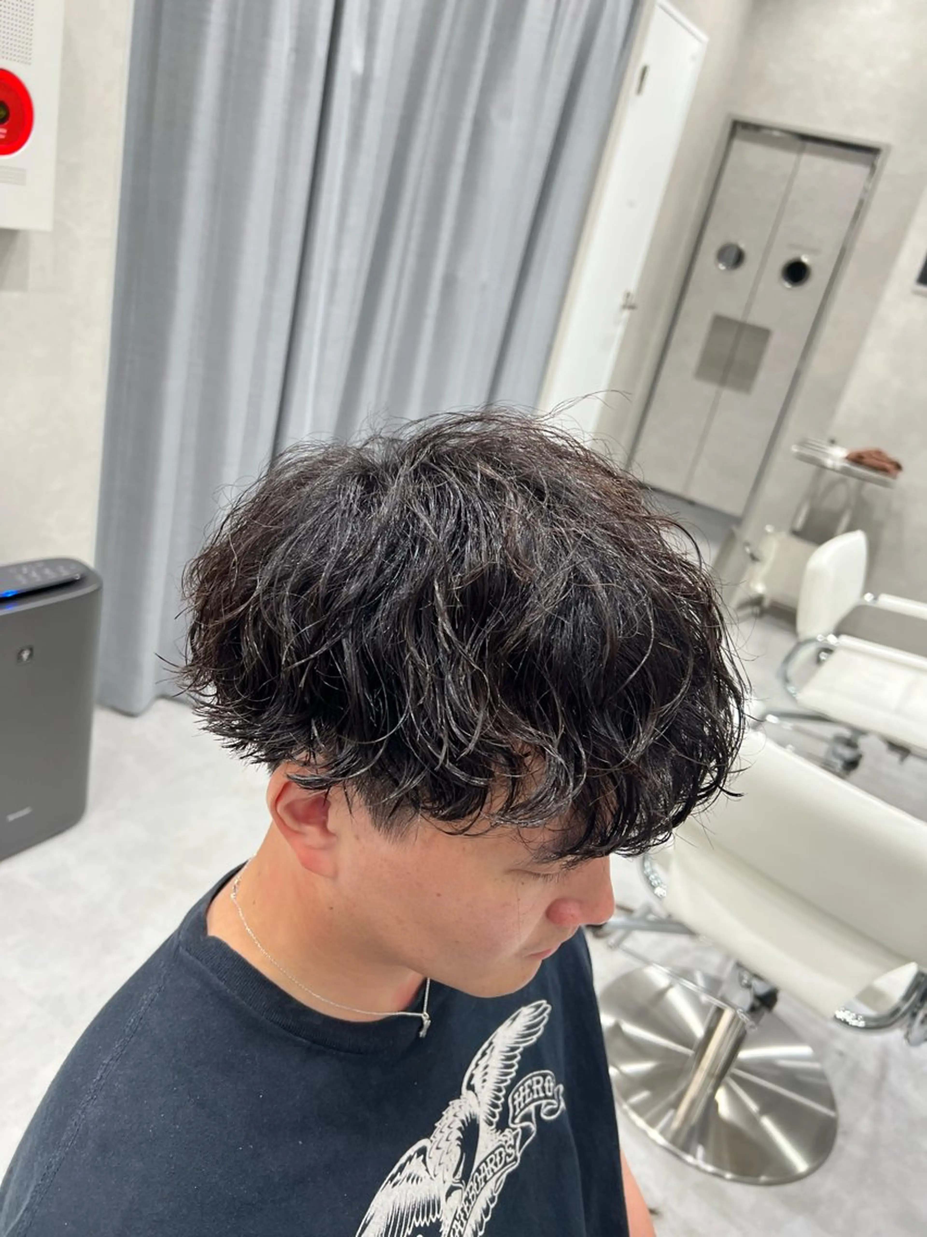 パーマ メンズ カット パーマ SENA 再現性 パーマと縮毛矯正のヘアスタイル