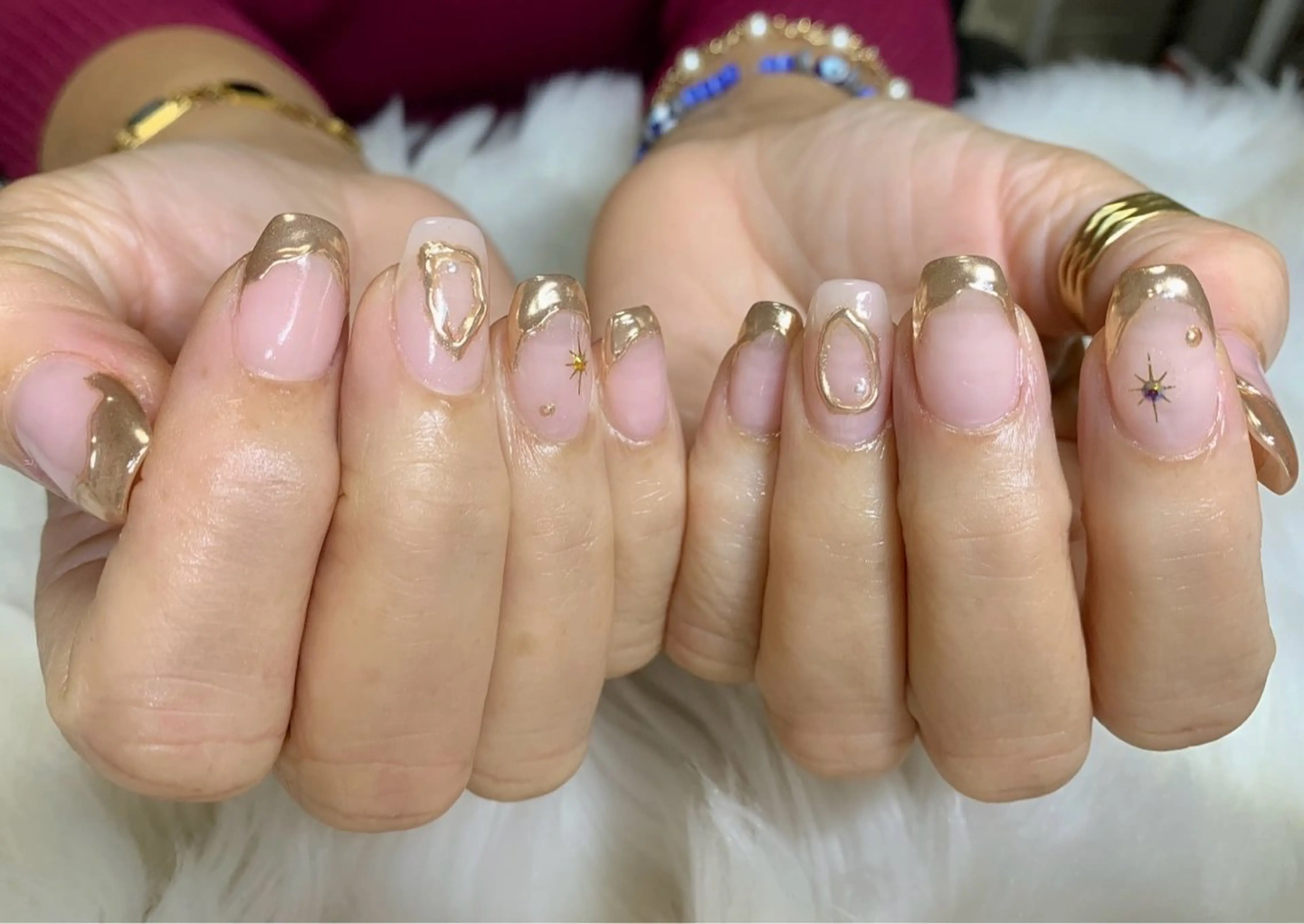 ネイル ハンドネイル nail room LUNA⋆౨ৎ˚⟡のネイルデザイン