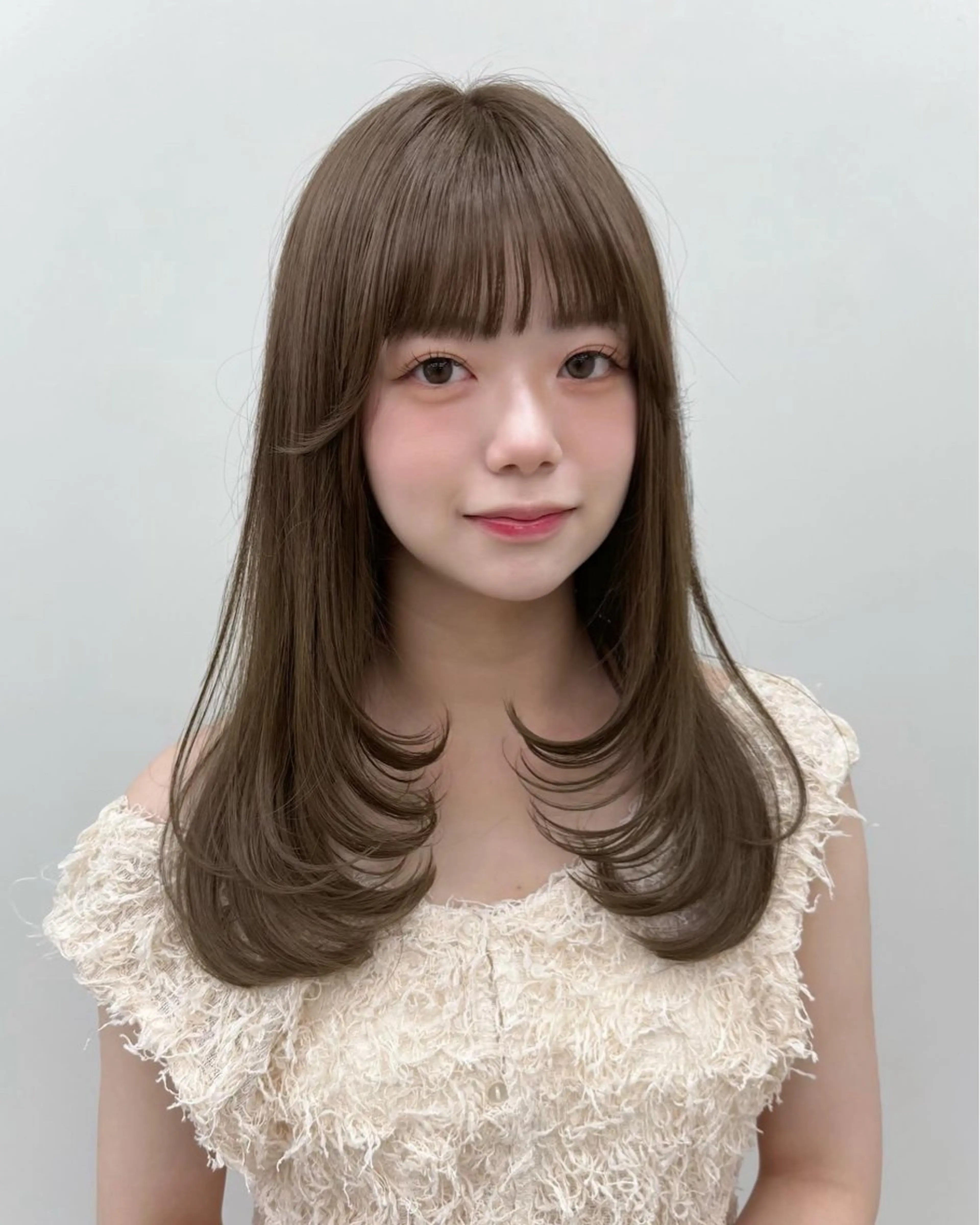 セミロング カット sora/レイヤー/ 似合わせカット🎀のヘアスタイル