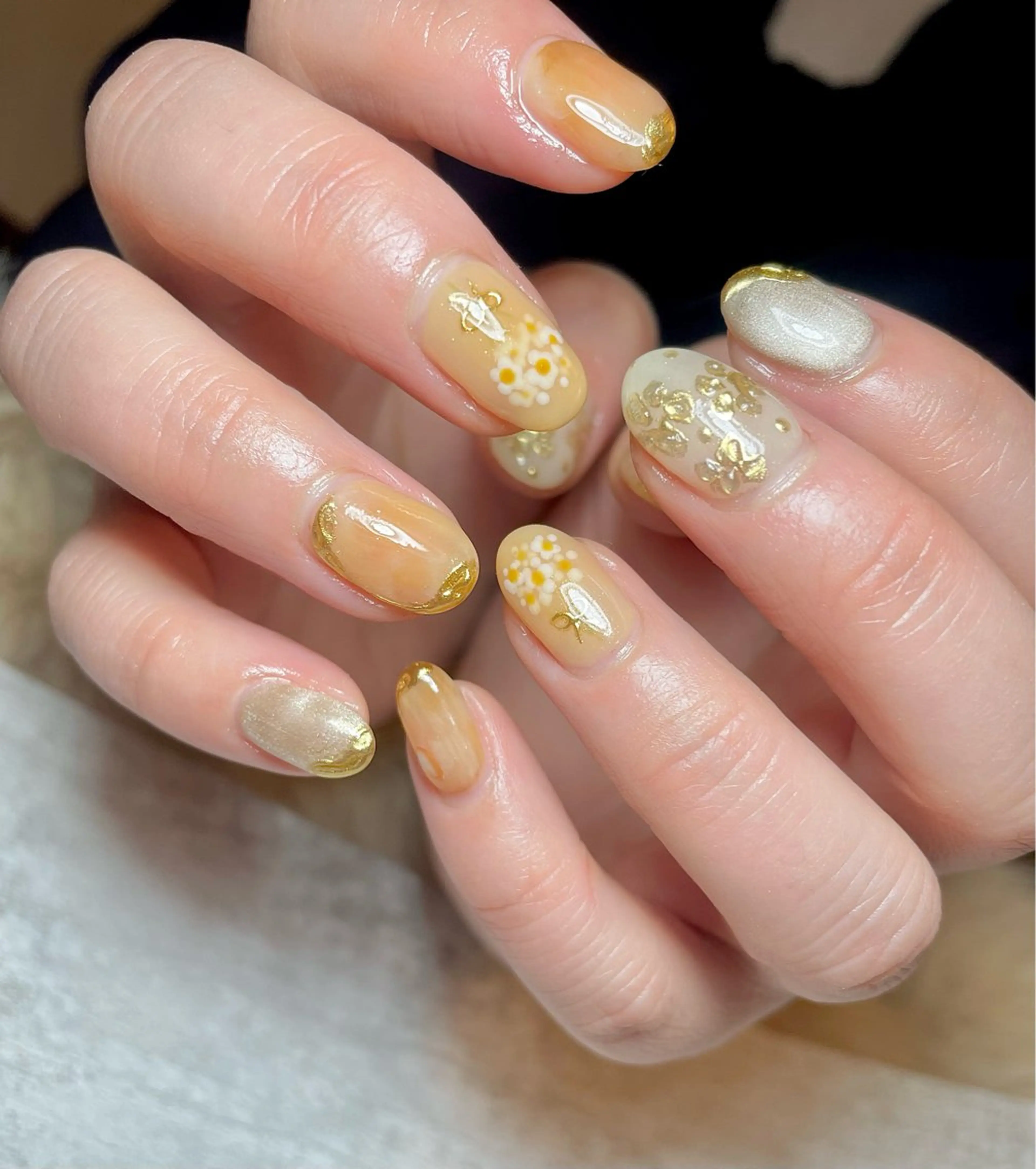 ネイル ミラーネイル 持ち込み ニュアンスネイル 春ネイル BEAUTY GARDEN 【nail salon unseul】所属・nana .のネイルデザイン