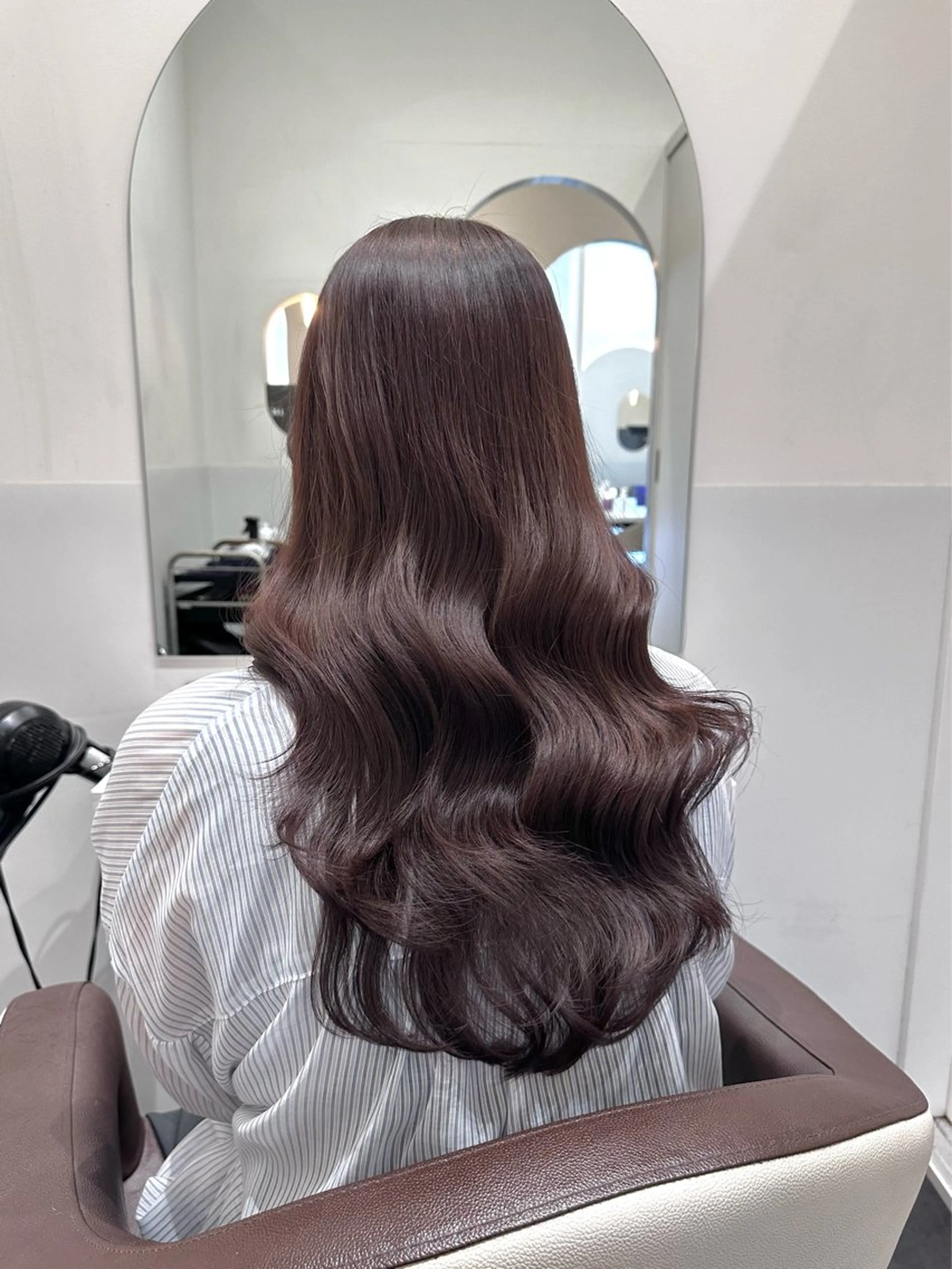 ロング カラー ブリーチ ラベンダーカラー ブリーチなしカラー ピンクカラー ピンクラベンダー カット ヘアカラー トリートメント LUMO所属・矢野 晃平のヘアスタイル
