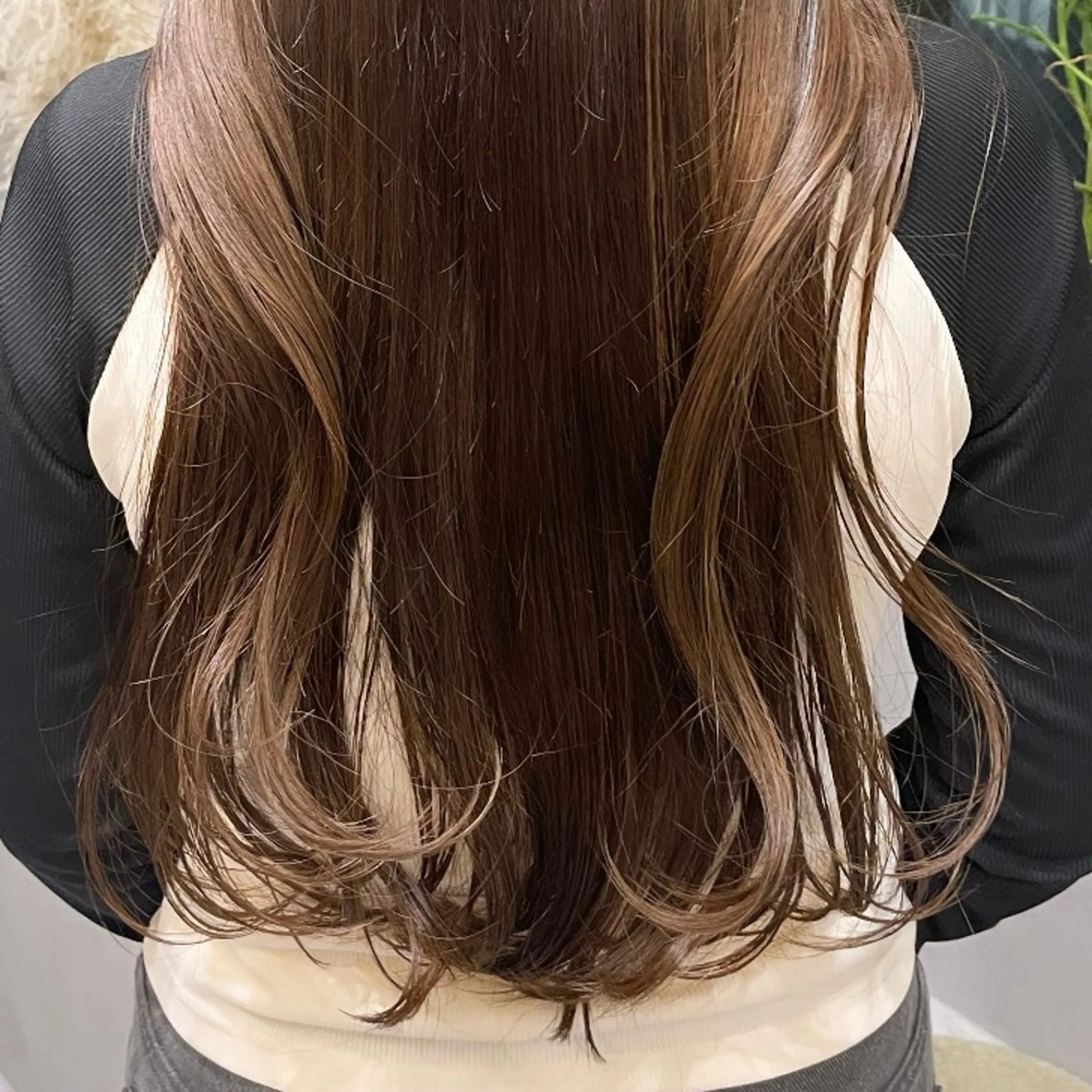 ロング カラー ベージュカラー 透明感カラー ココアベージュ Rui/透明感カラー 暖色/レイヤーカットのヘアスタイル