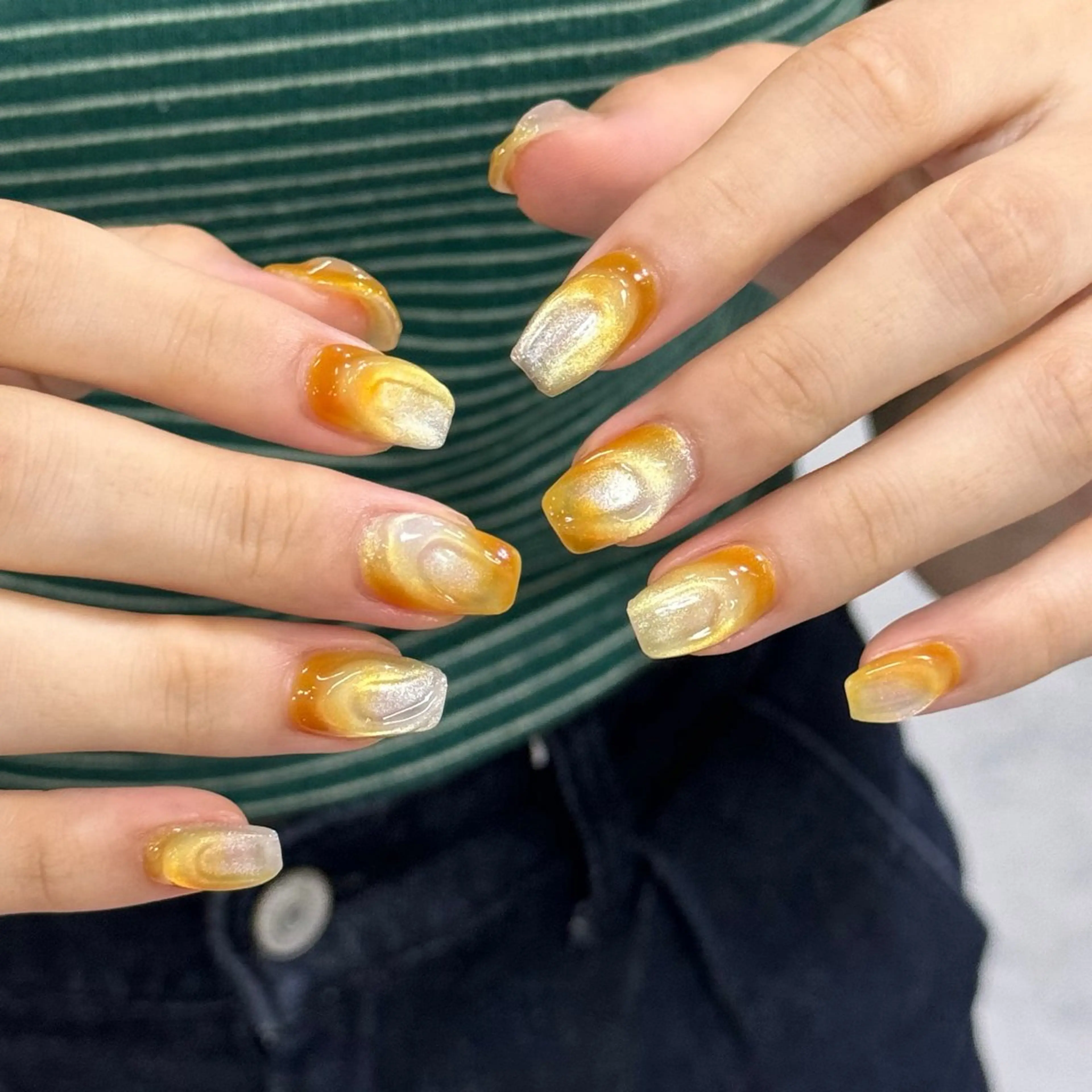 ネイル シンプルネイル ハンドネイル Momoka ネイリスト福岡/薬院のネイルデザイン