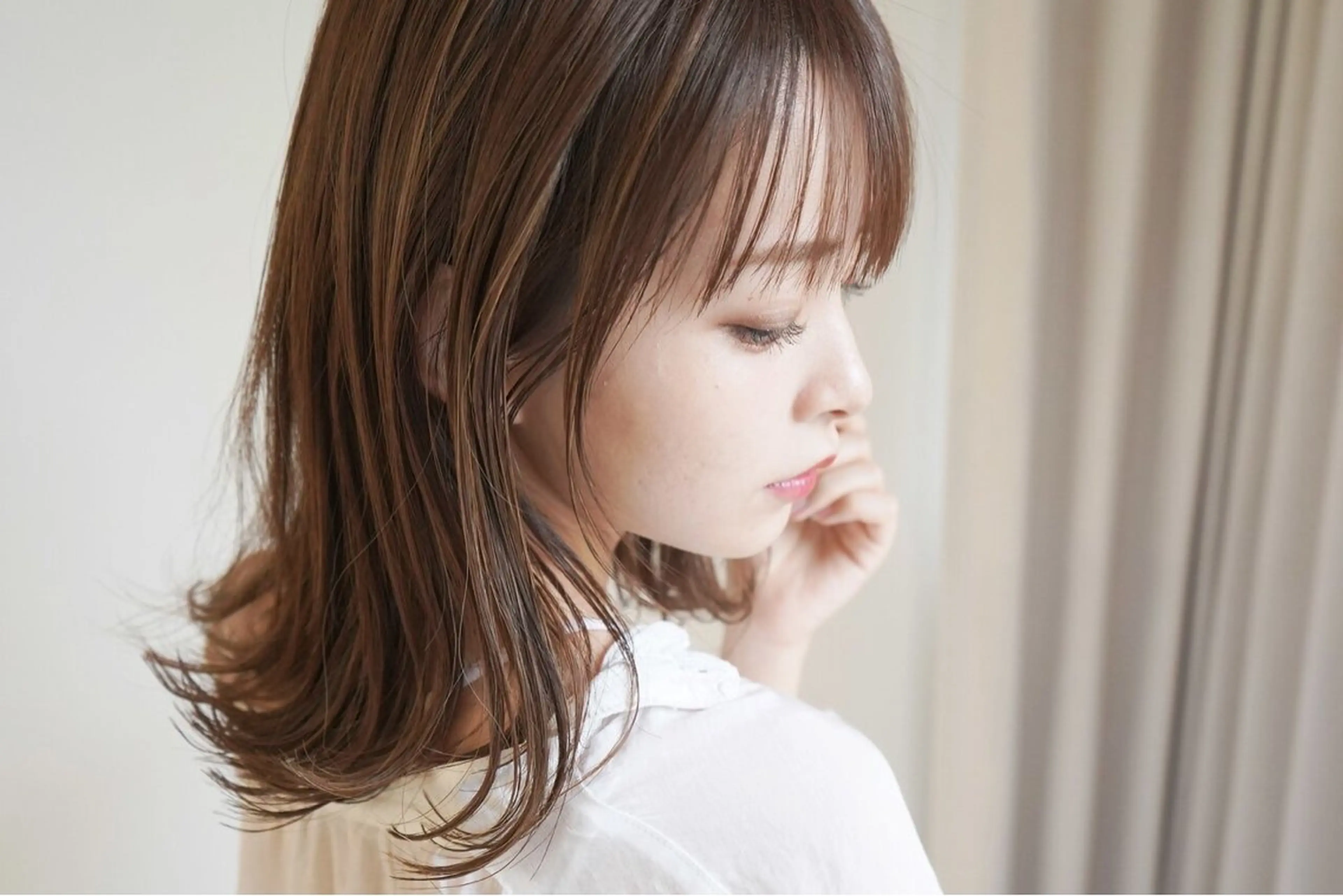 《髪質改善》Aujuaトリートメント＋カット＋カラーの写真