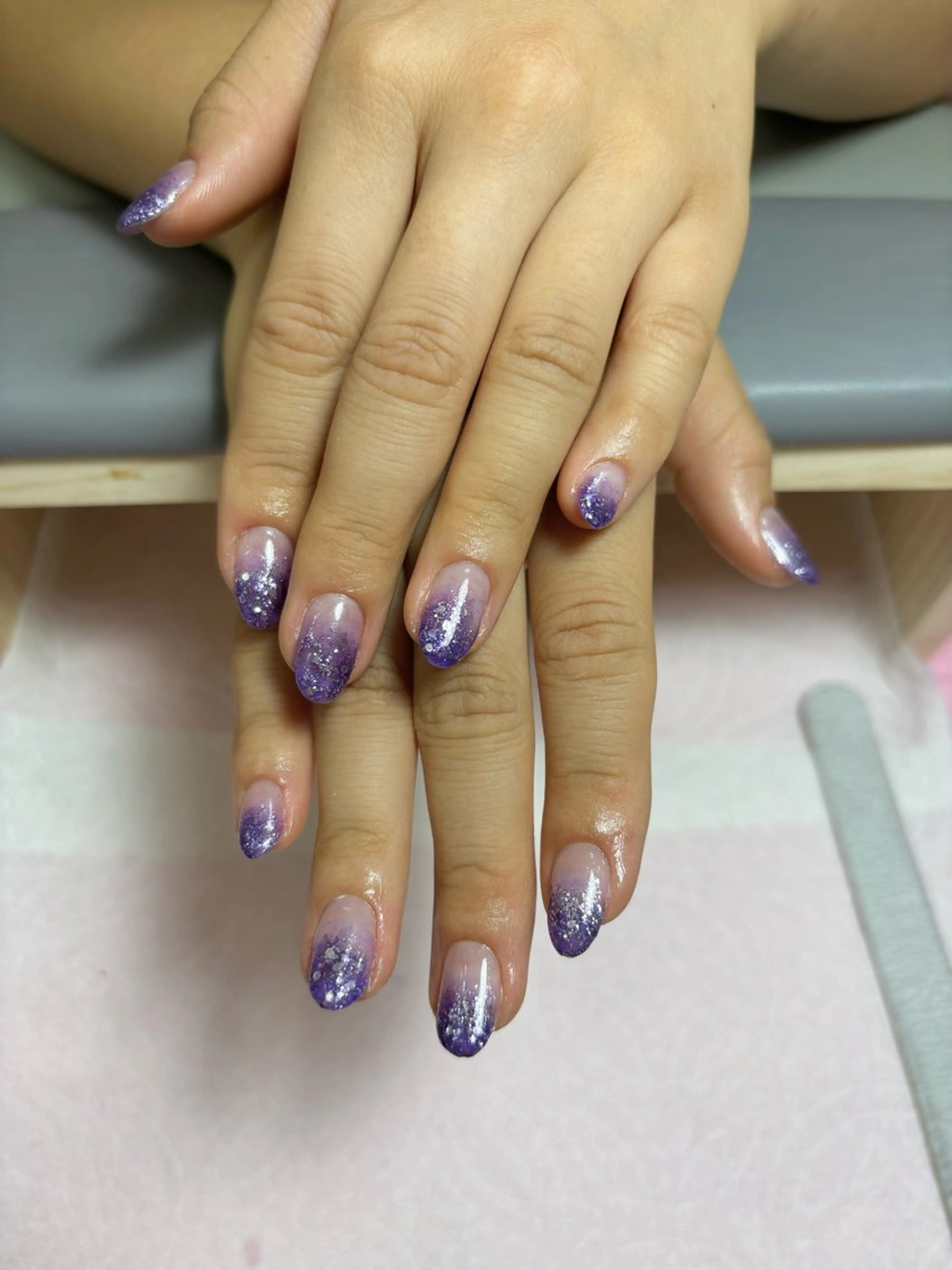 ネイル ラメ(グリッター) ラメグラデーション Beautiful. Aのネイルデザイン