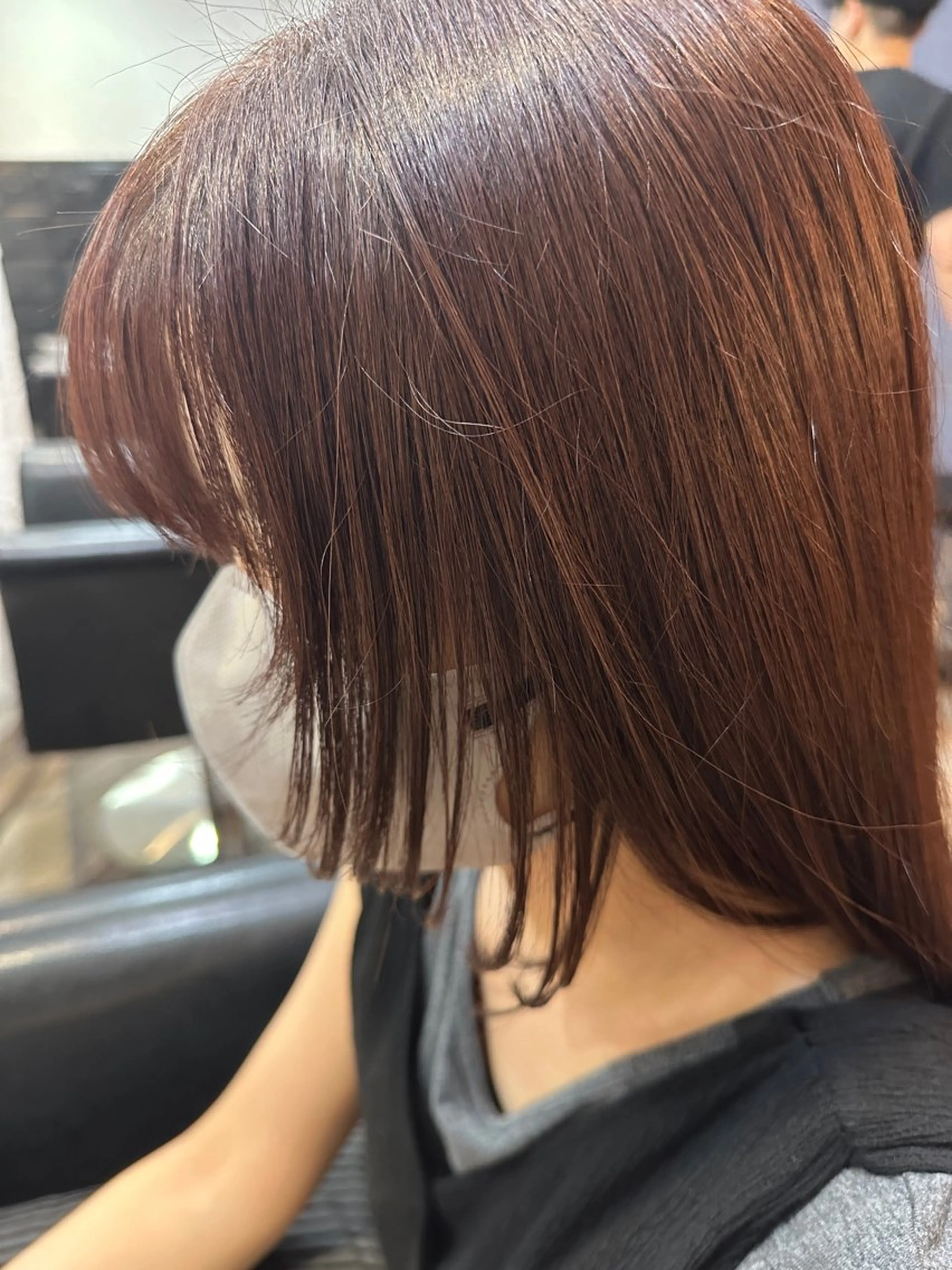 ロング カラー 亀井 結夏のヘアスタイル
