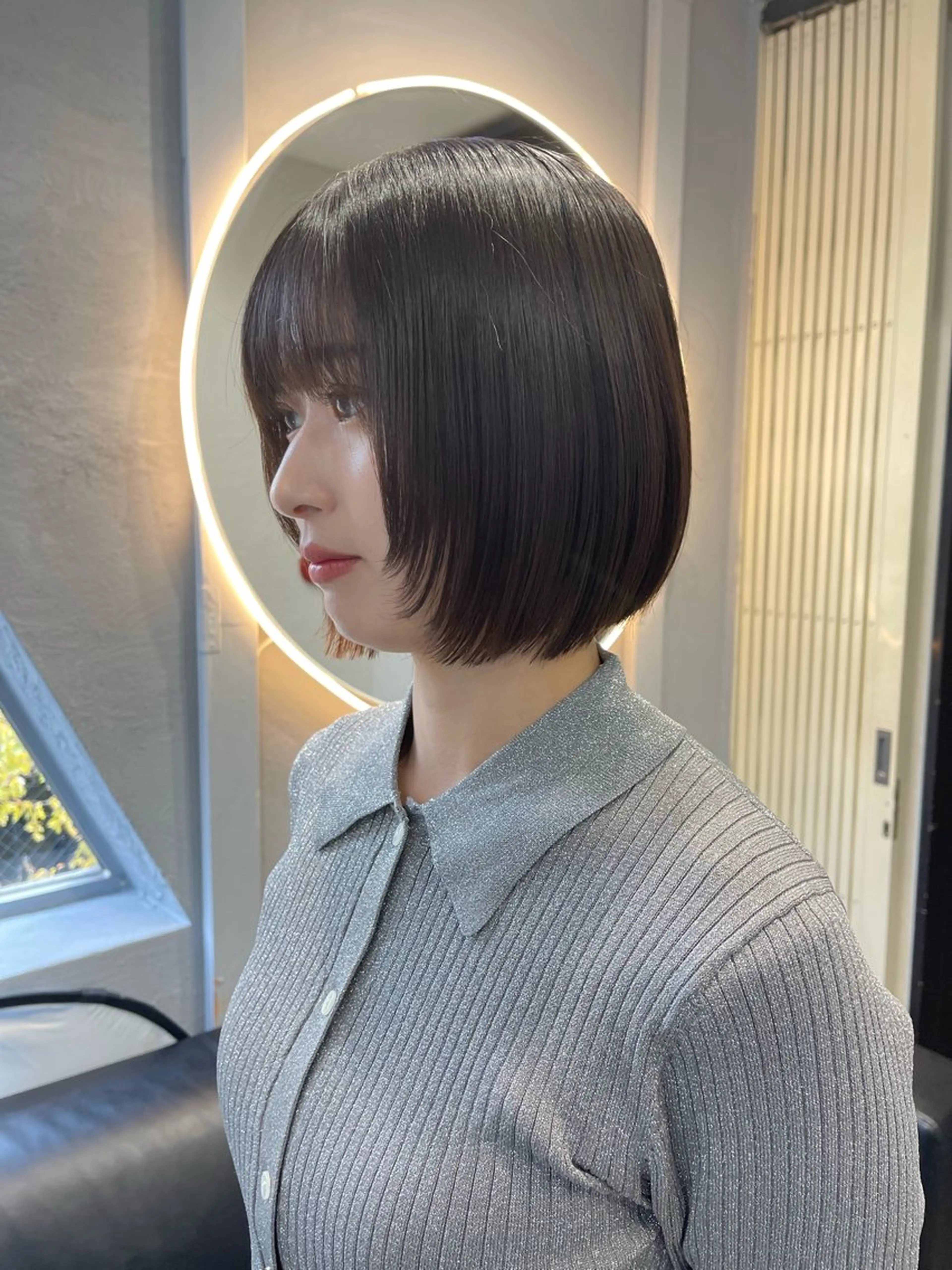 ミディアム カラー ブリーチ ケアブリーチ デザインカラー ダブルカラー イヤリングカラー カット ヘアカラー 宮崎　達也 ブリーチ／レイヤーのヘアスタイル