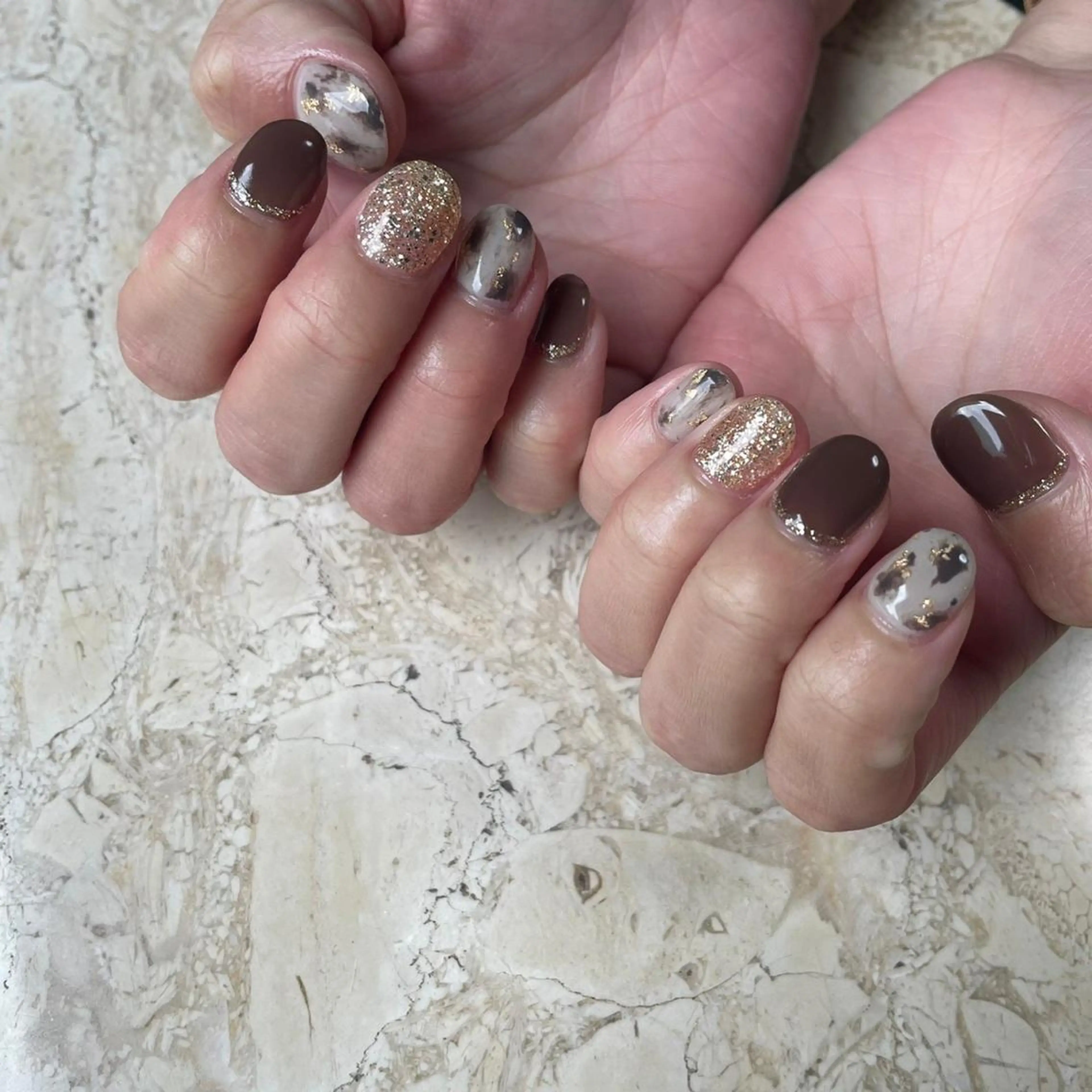 ネイル アートネイル ジェルネイル 韓国ネイル ミラーネイル 持ち込み ハンドネイル フットネイル nail salon mieux(ミュー)のネイルデザイン