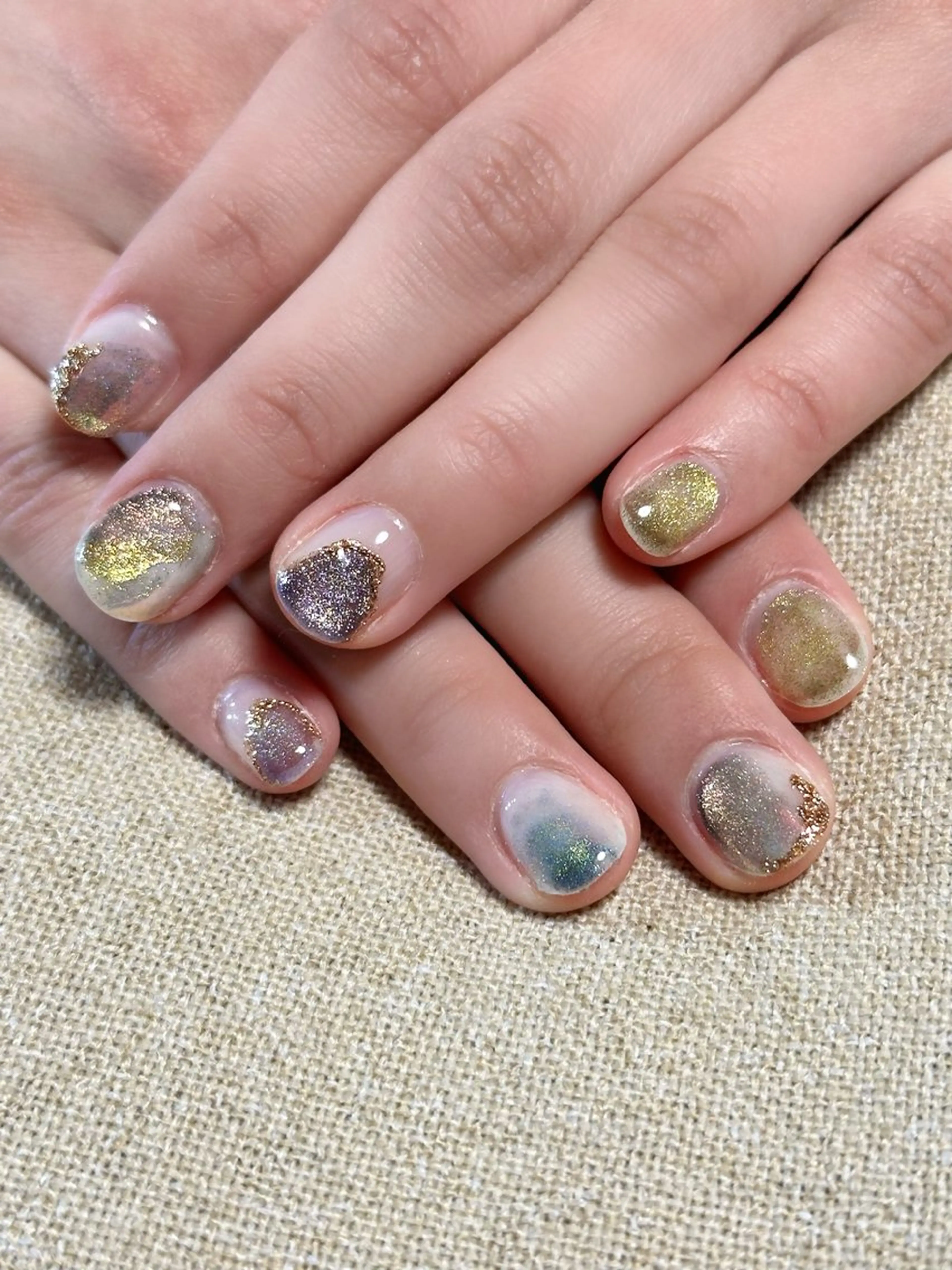 ネイル ハンドネイル salon iris 🦋北広島市大曲のネイルデザイン