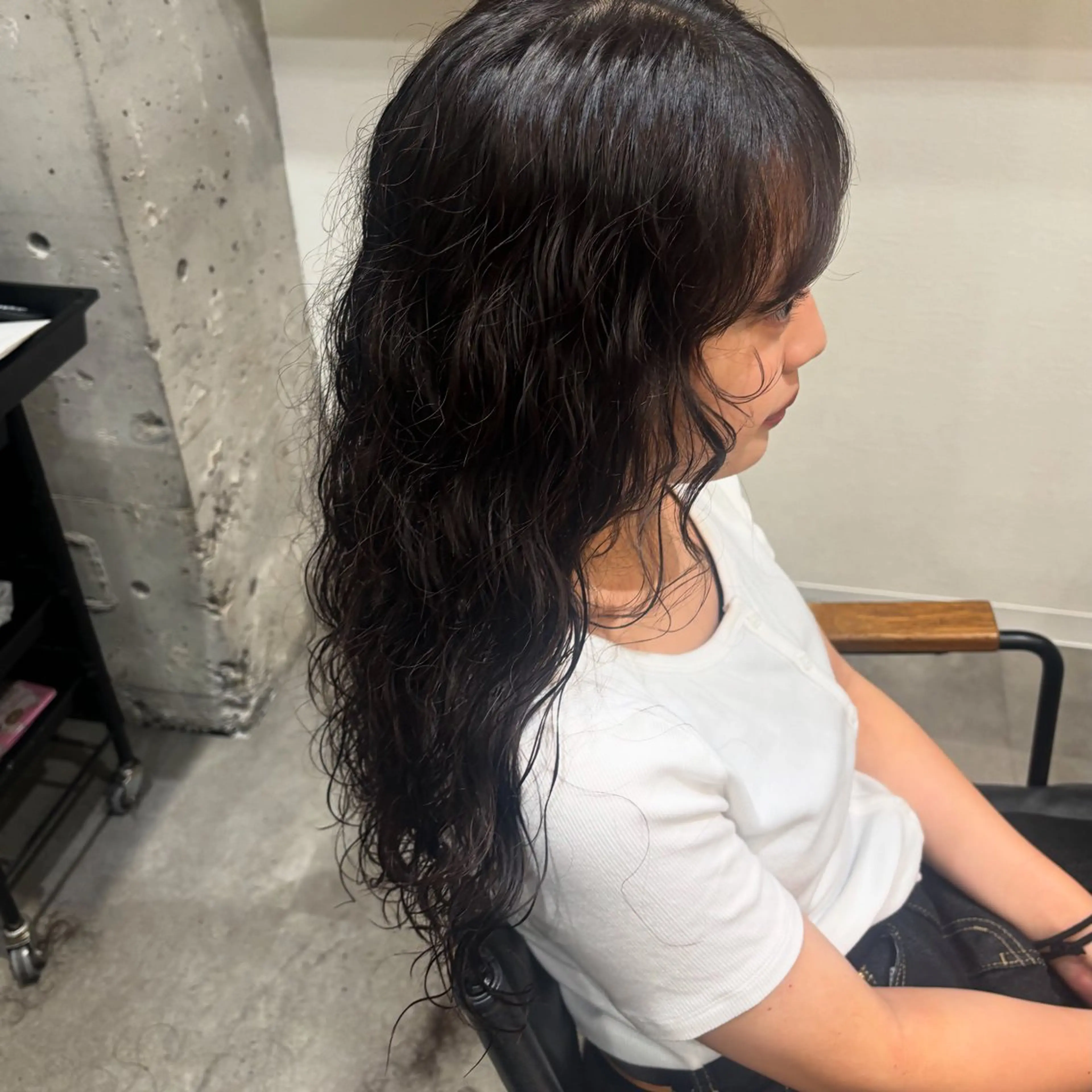 パーマ オリタ ルカのヘアスタイル