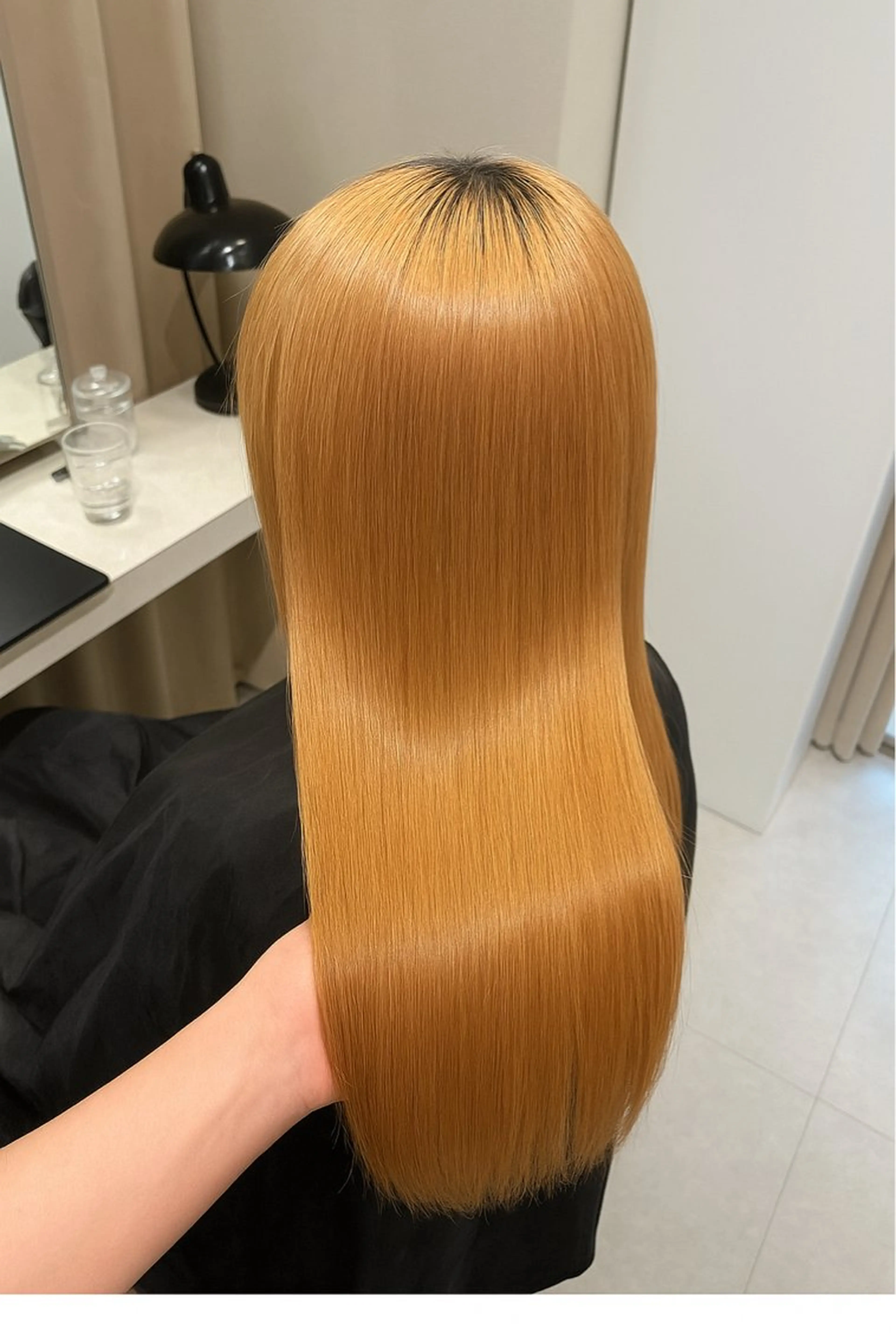 パーマ 酸性ストレート ストレートパーマ カット 縮毛矯正 トリートメント haru 髪質改善サロンのヘアスタイル