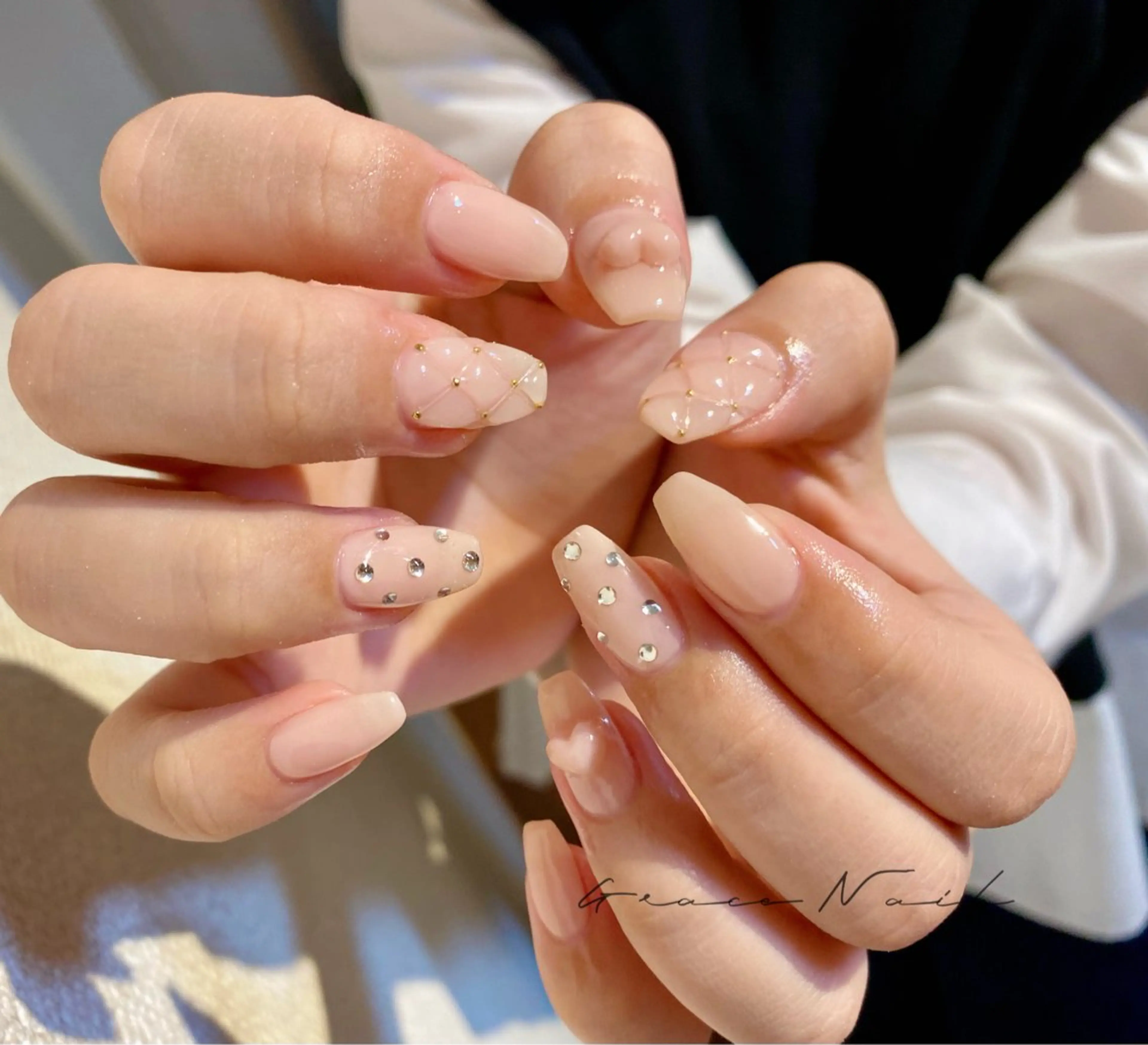ネイル ハンドネイル ☆*｡Grace Nail｡*☆のネイルデザイン