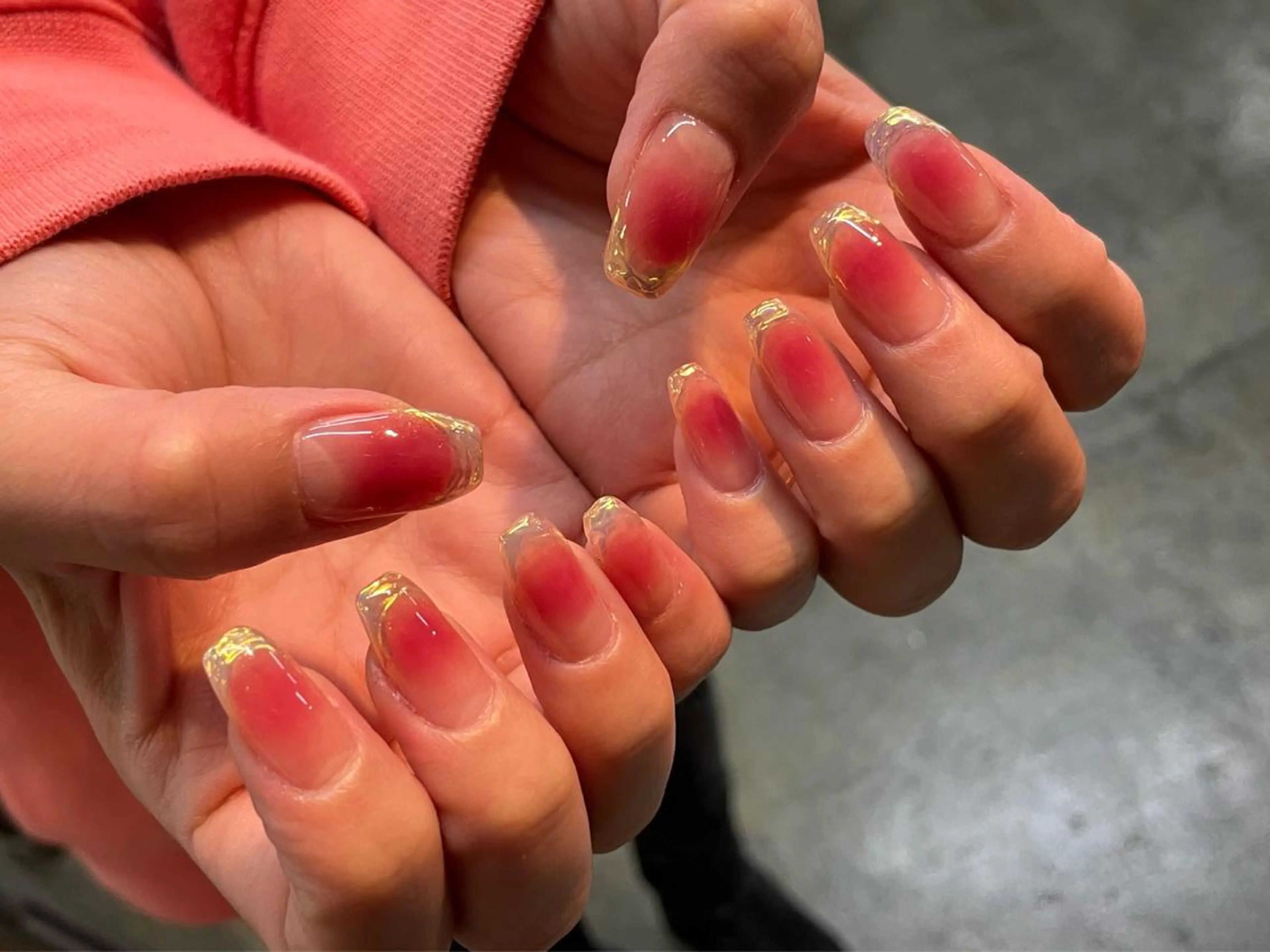 ネイル オーロラネイル チークネイル フレンチネイル ミラーネイル mieux nail&eyeのマツエク・マツパデザイン