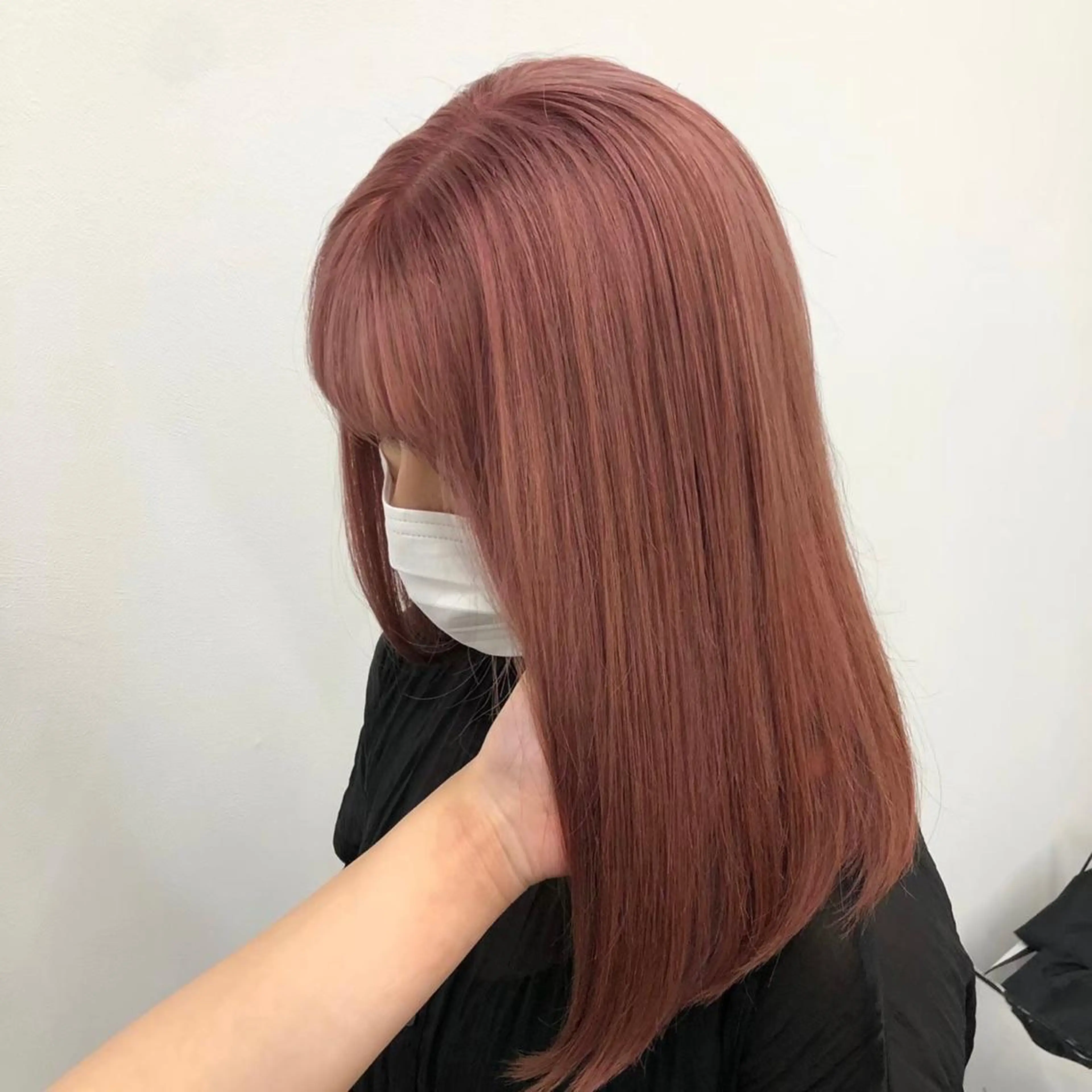 ロング カラー ベージュカラー ブラウンカラー ピンクカラー ピンクベージュ ピンクブラウン ヘアカラー トリートメント ヘアセット 🤍やわらか抜け感 hair🤍RINのヘアスタイル