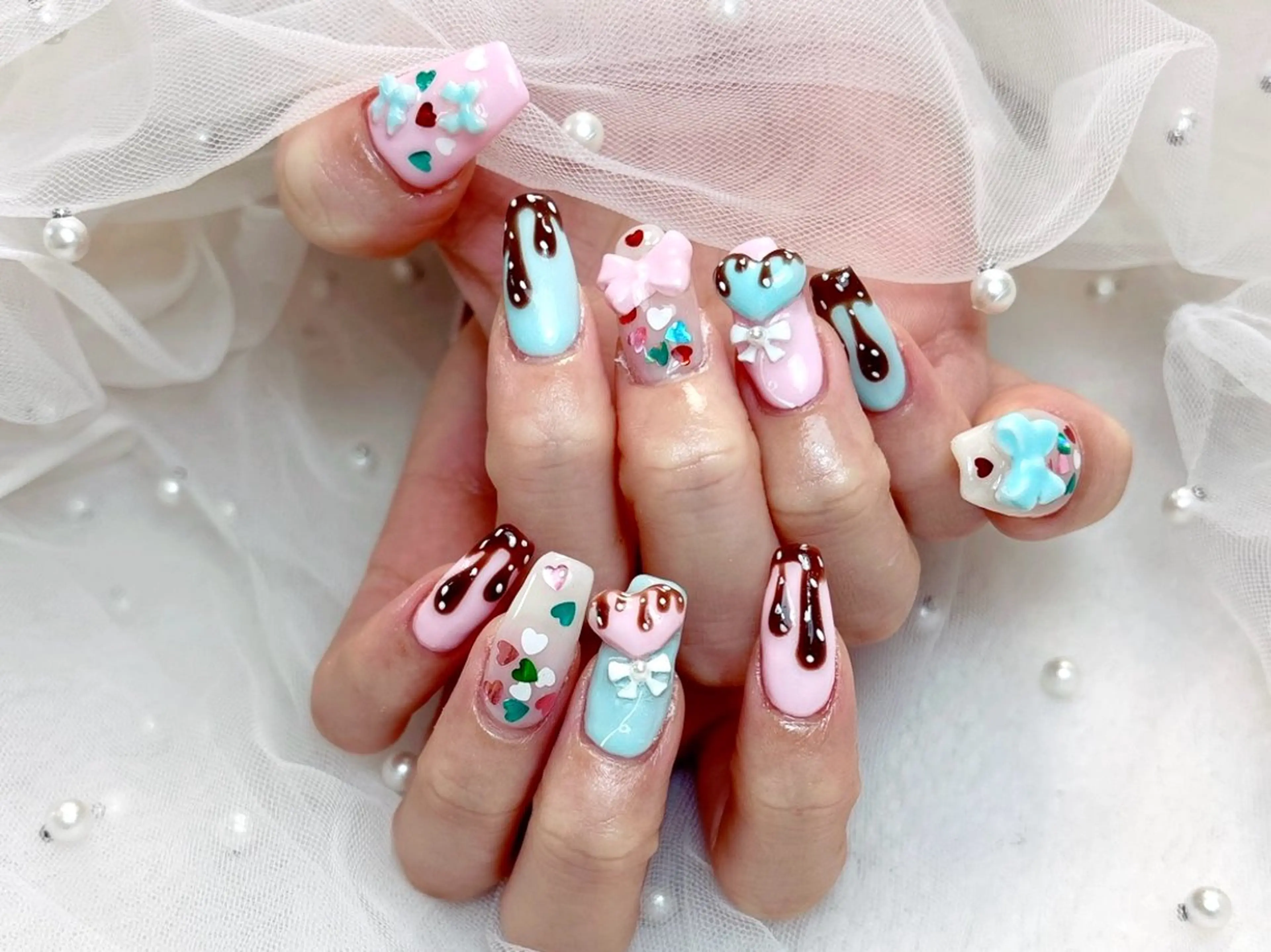 ネイル ハンドネイル ハンドケア R1🎀Nail💕 池袋東口店のネイルデザイン