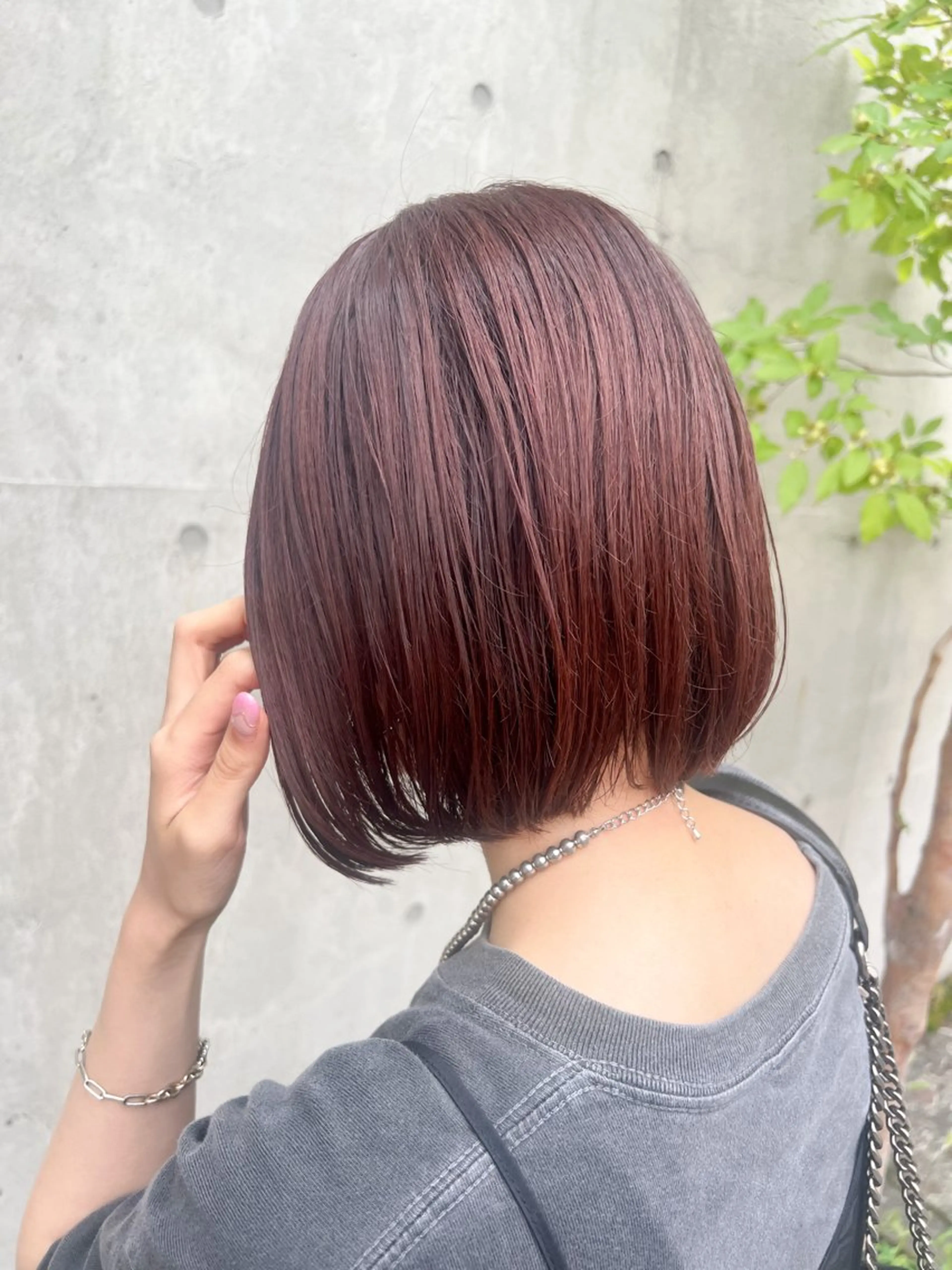 ショート カラー ボブ 🎧パーソナルケア/ 透明感カラー/ミユのヘアスタイル