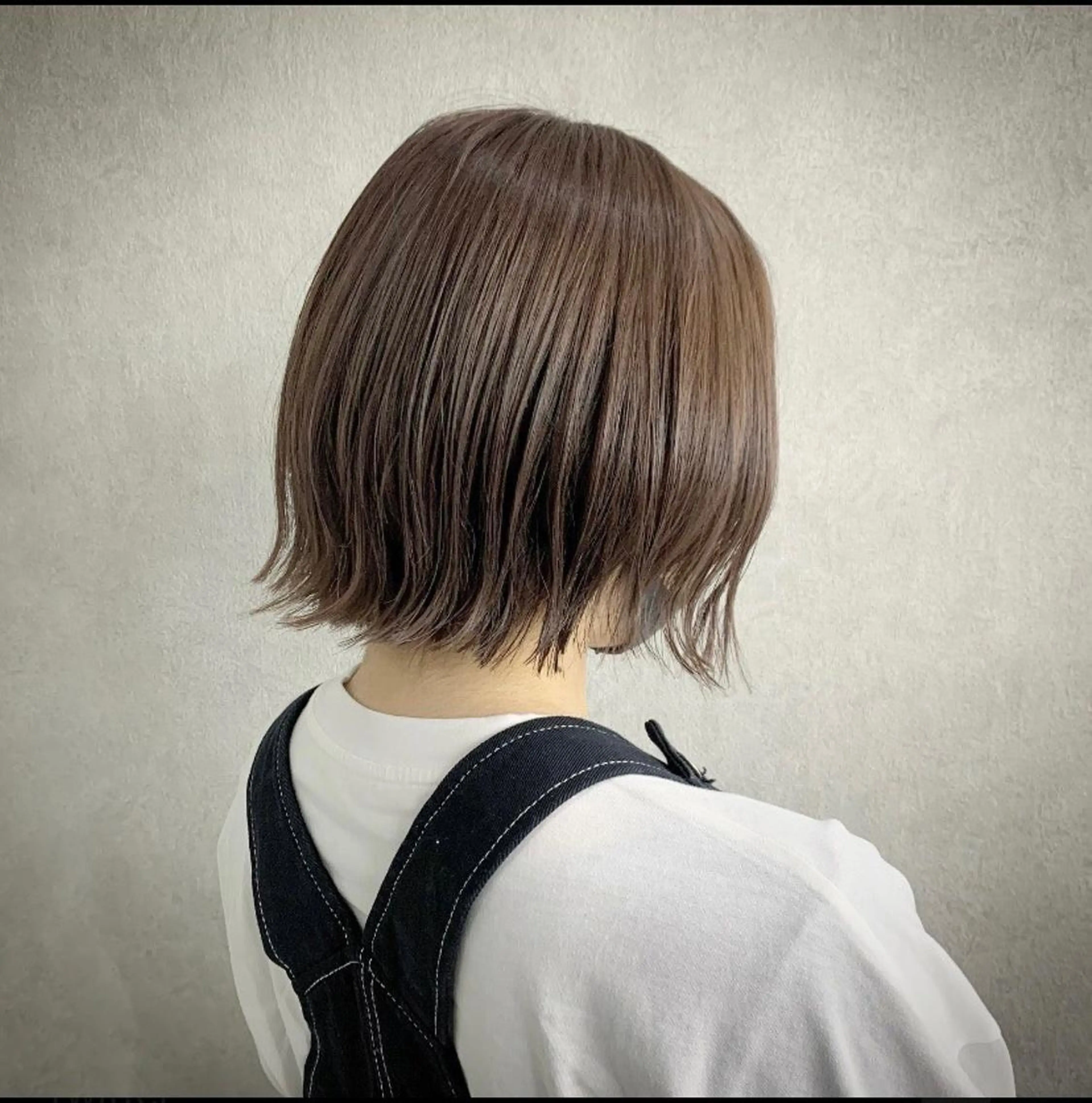 ミディアム カラー 武井　弘希 ブリーチなしカラー✨のヘアスタイル