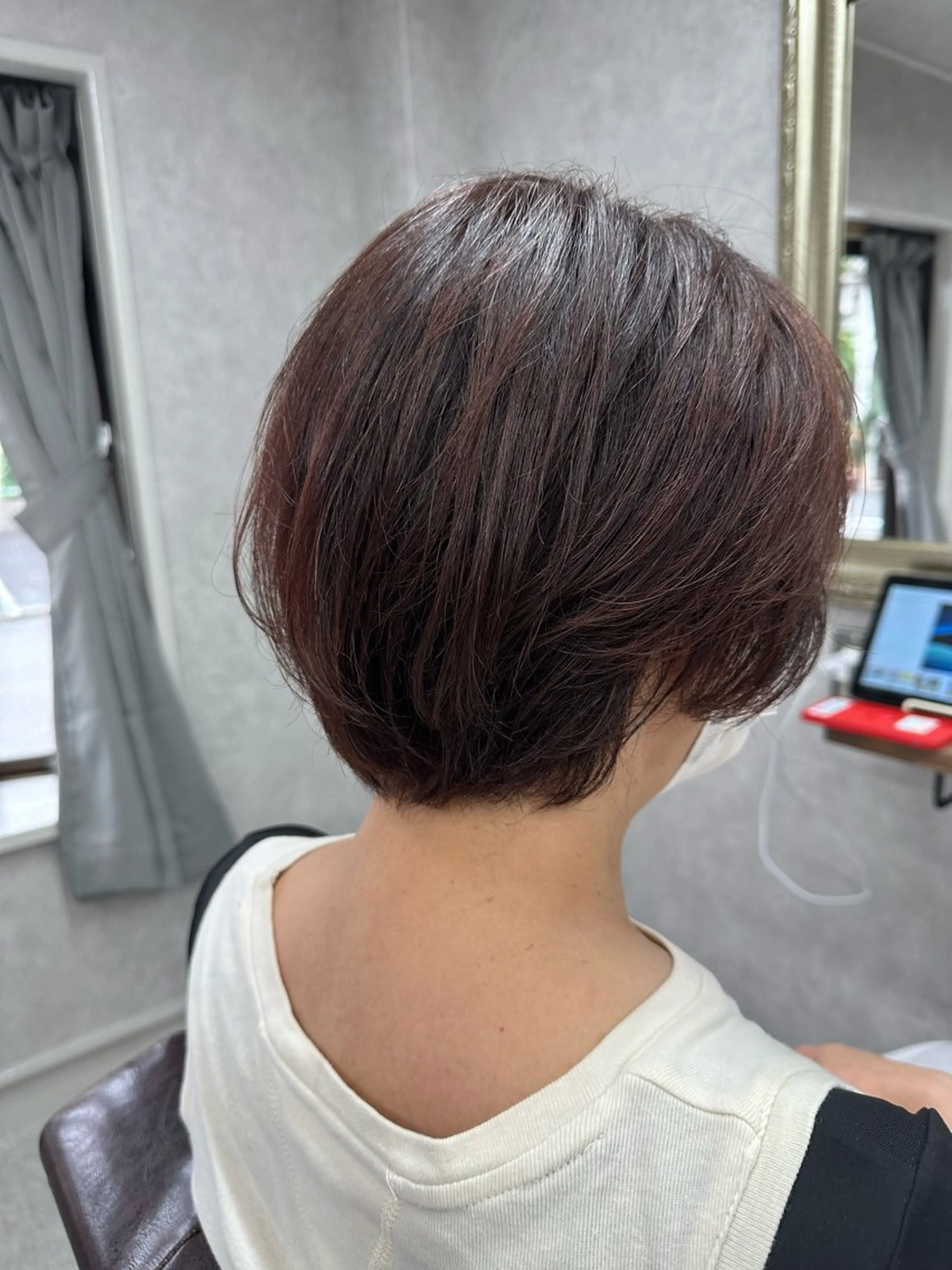 ショート カット ヘアカラー パーマ 縮毛矯正 トリートメント Lien 深井店のヘアスタイル