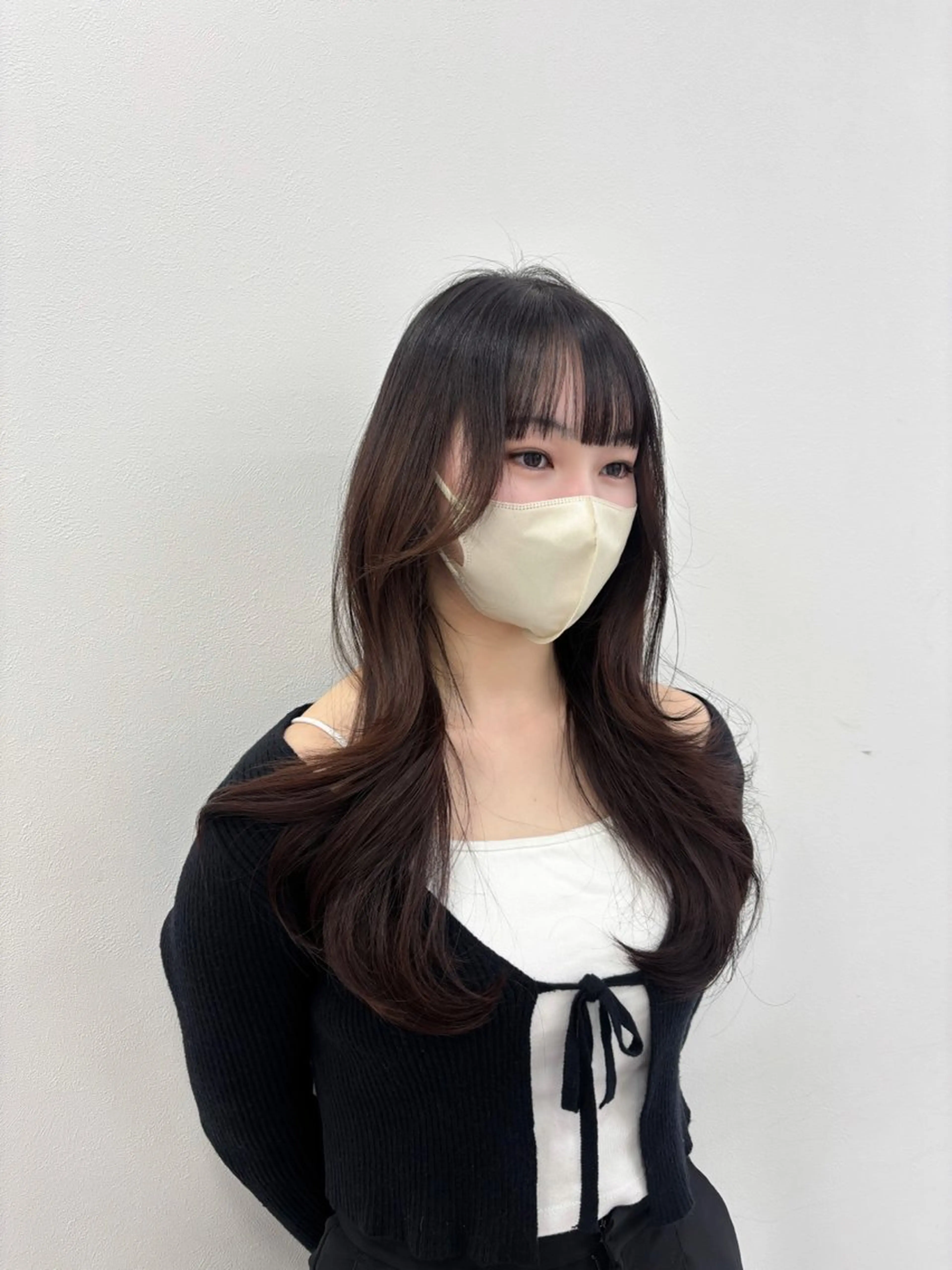 セミロング カラー カット ヘアカラー トリートメント ヘッドスパ ヘアセット 表参道ハッシュカット レイヤー/リノンのヘアスタイル