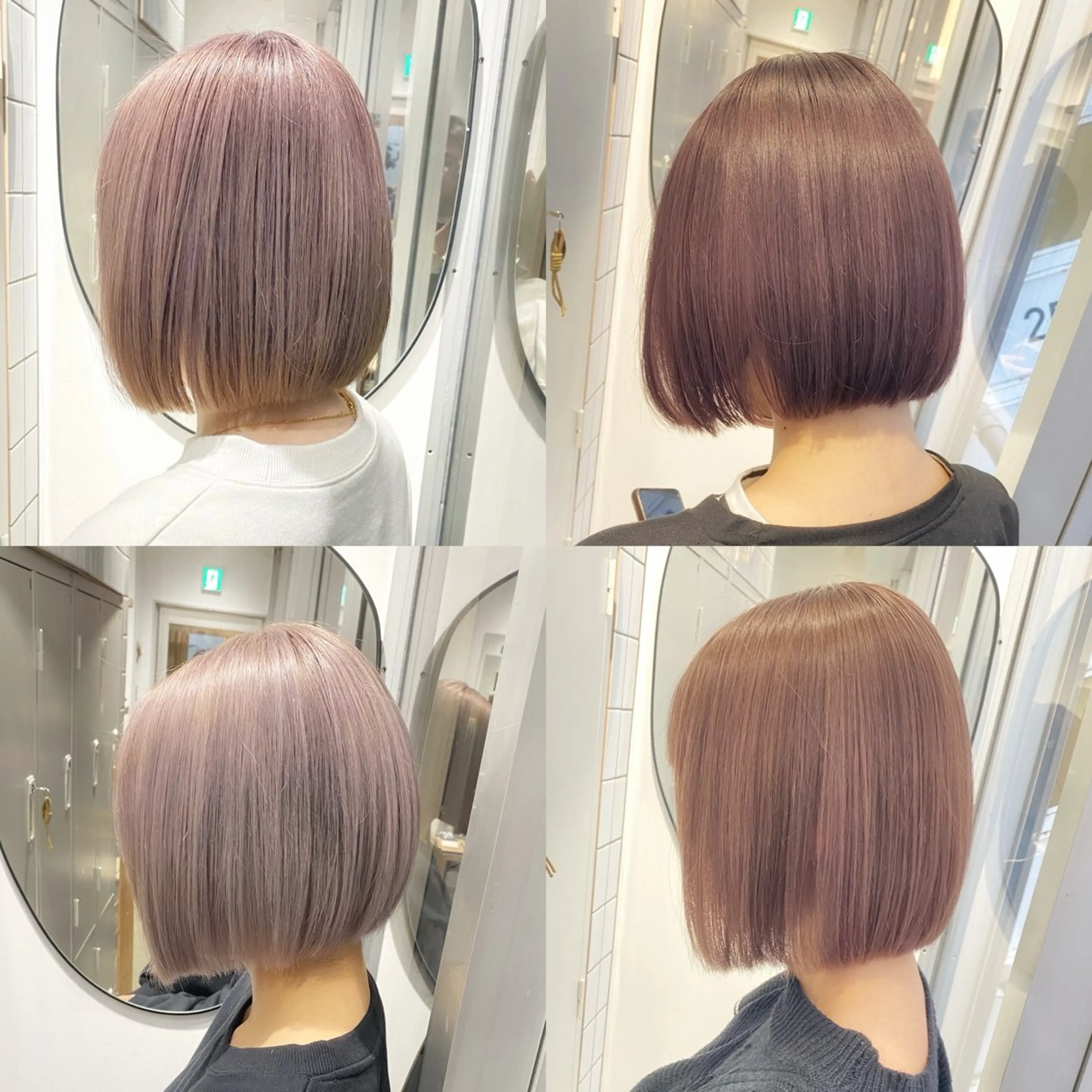 ショート カラー SALOWIN新宿三丁目【サロウィン】所属・ハッシュレイヤー💐 透明感カラー💐青木のヘアスタイル