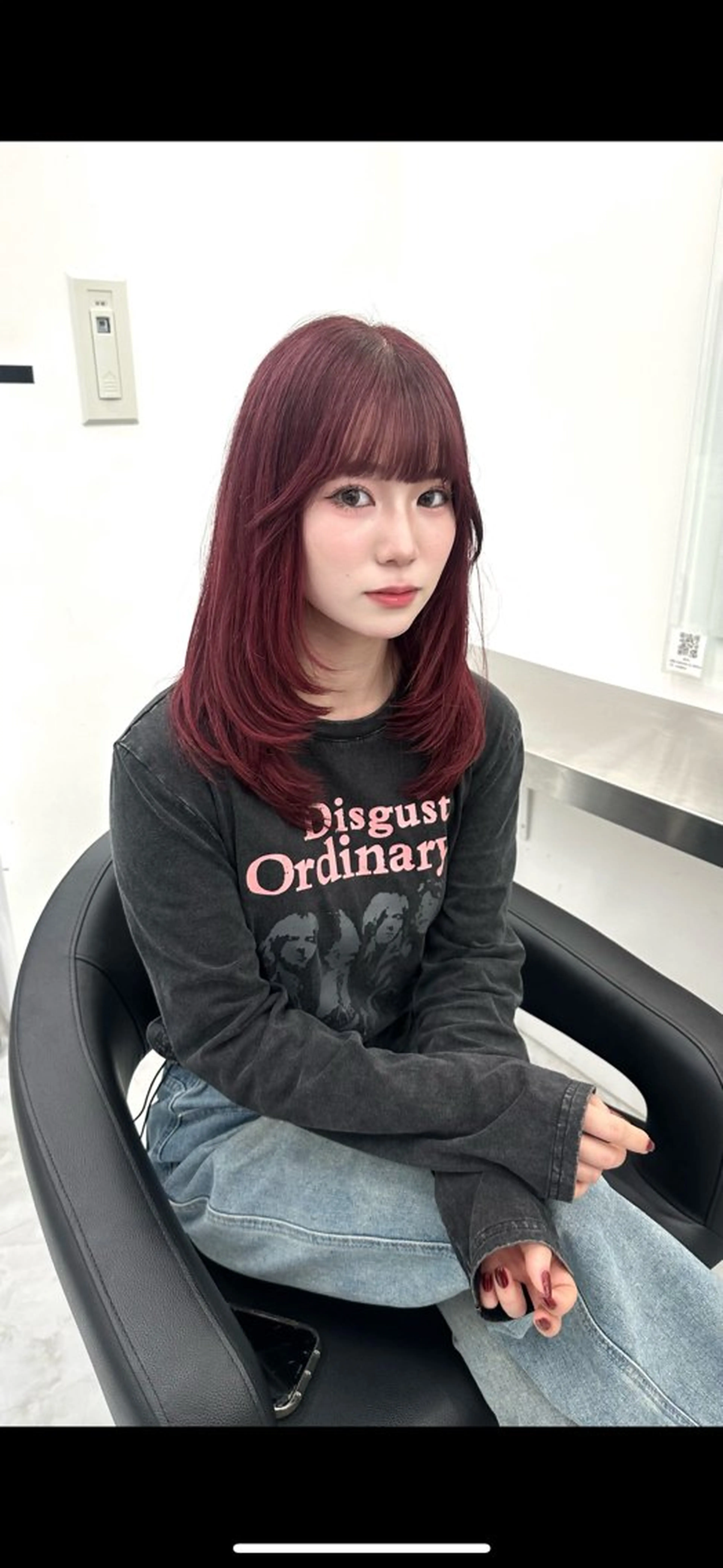 ミディアム 大人っぽ中韓レディ ヘア🤍MAOのヘアスタイル