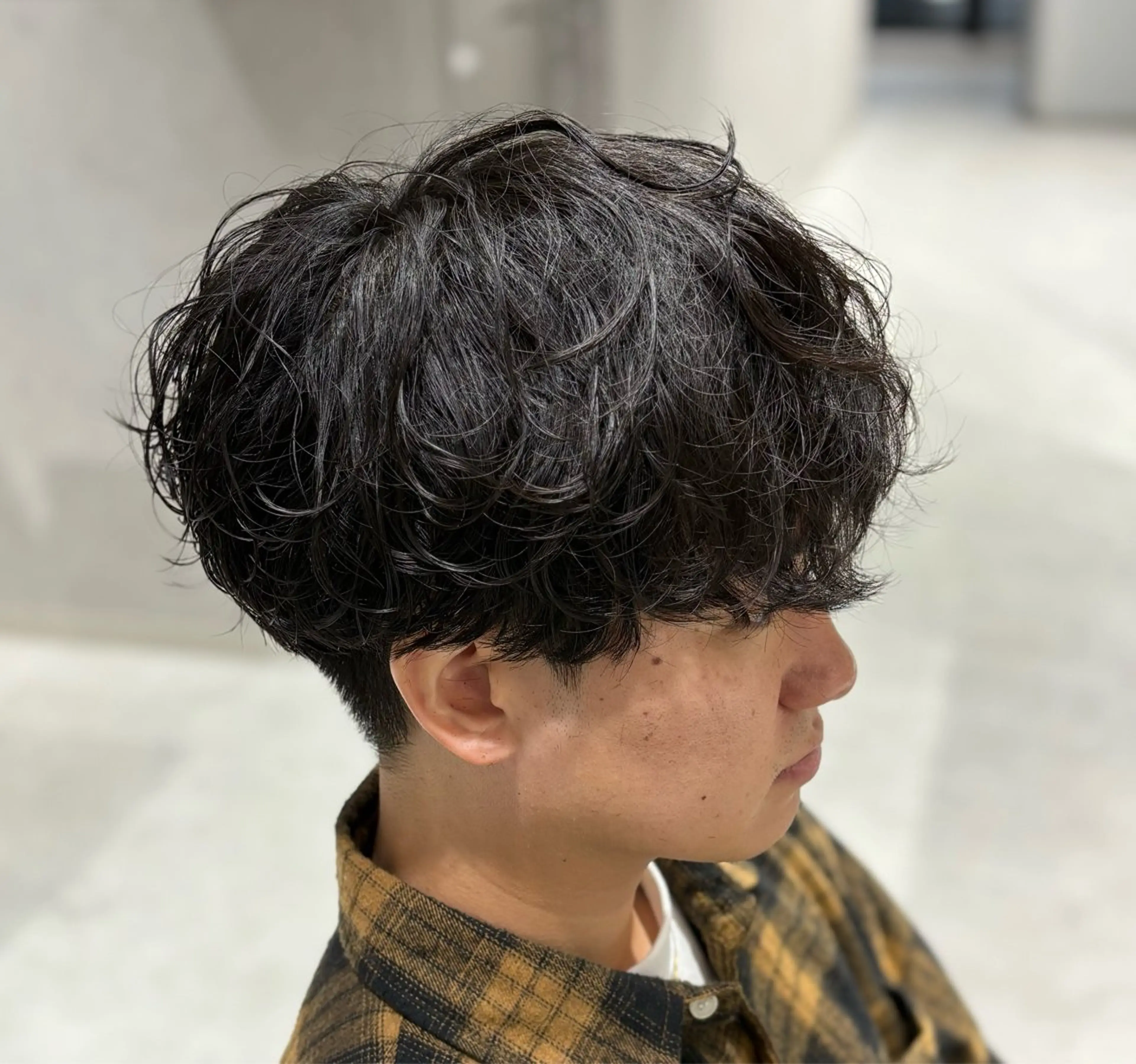 ショート パーマ メンズ カット パーマ 【メンズ特化】 池田大成✂︎のヘアスタイル