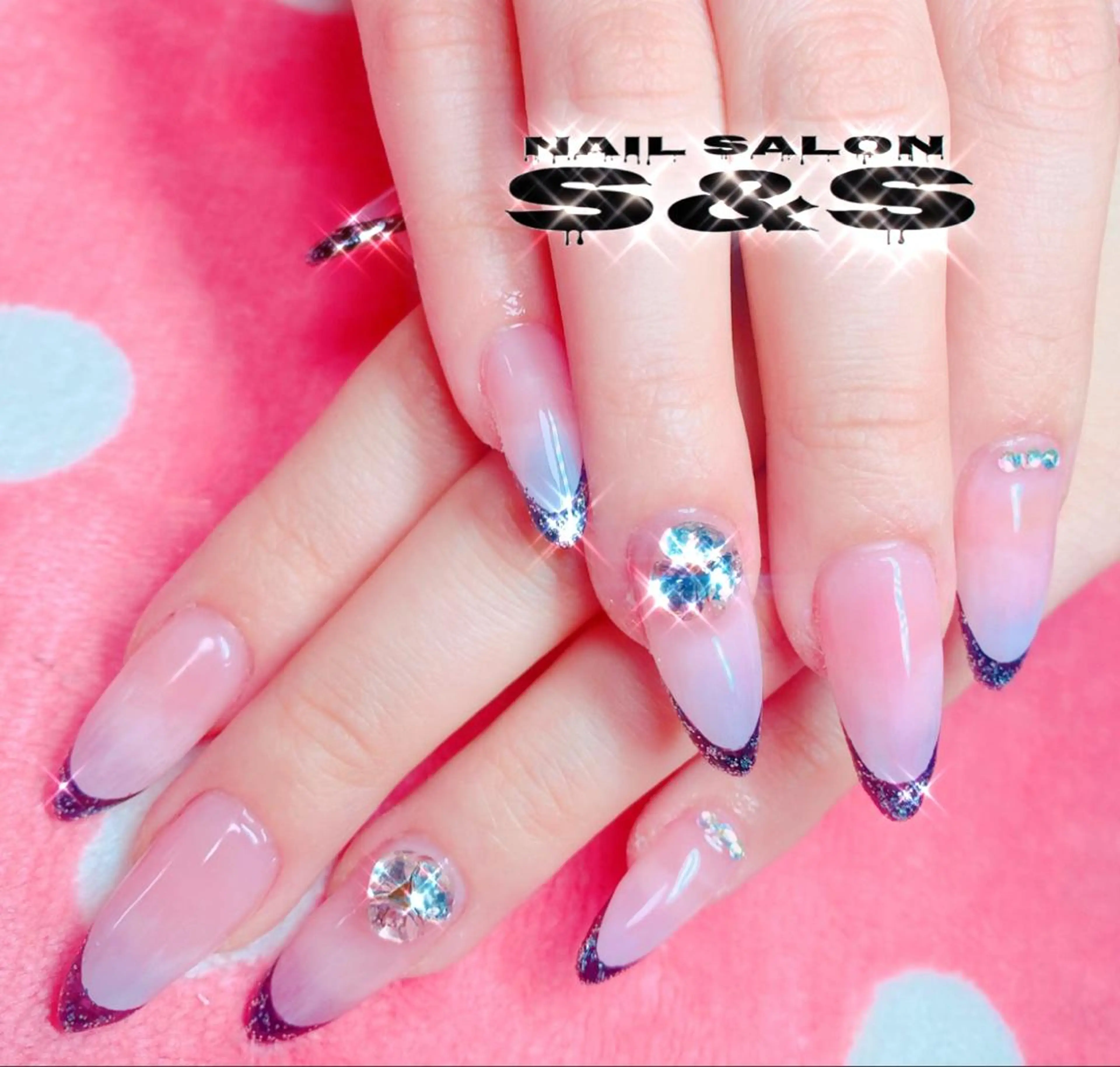 ネイル 長さ出し メンズネイル 持ち込み スカルプネイル S&S 村田小百合のネイルデザイン