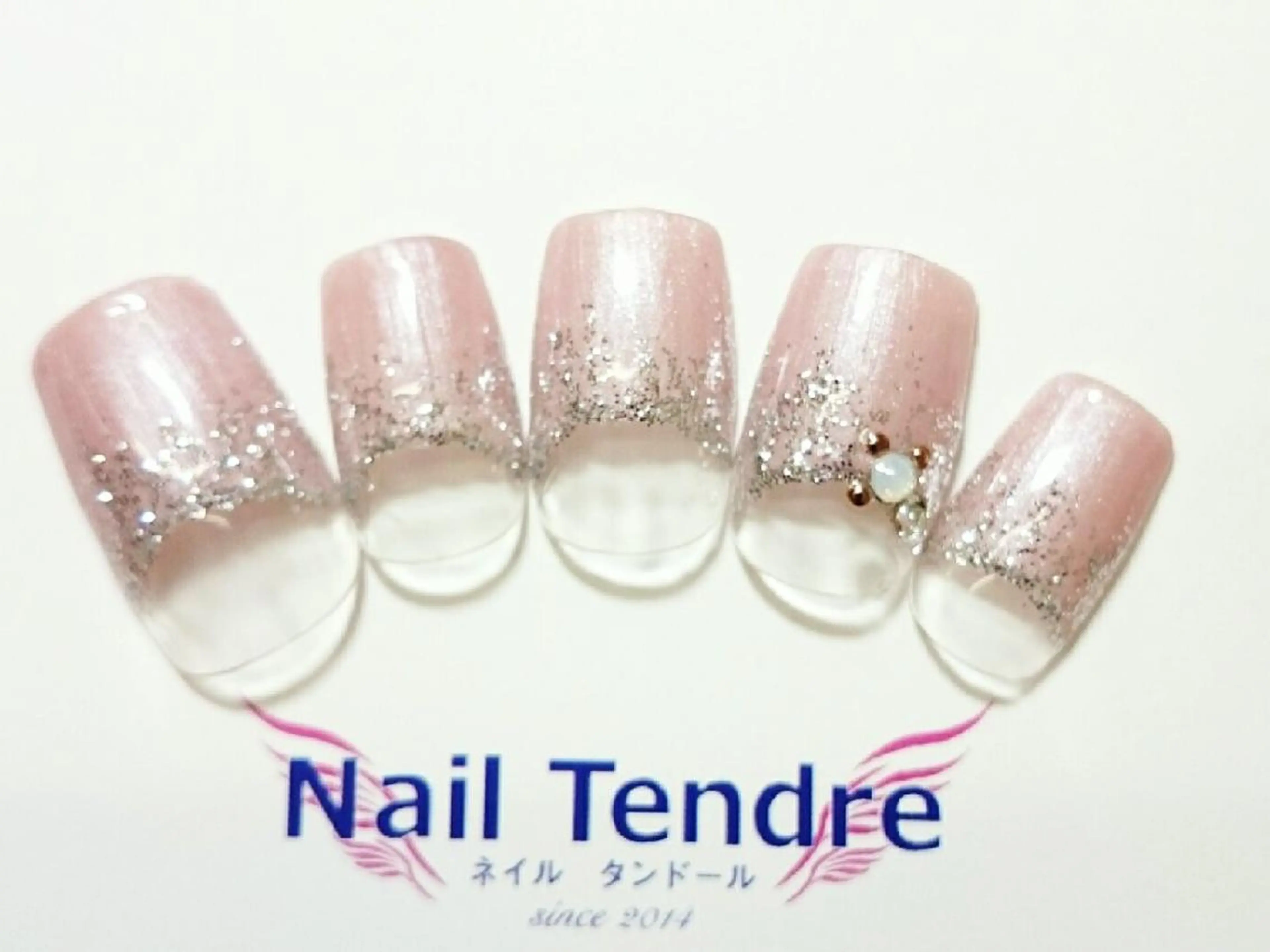 ネイル アートネイル ジェルネイル ソフトジェル ストーンネイル ハンドネイル Nail  Tendreのネイルデザイン