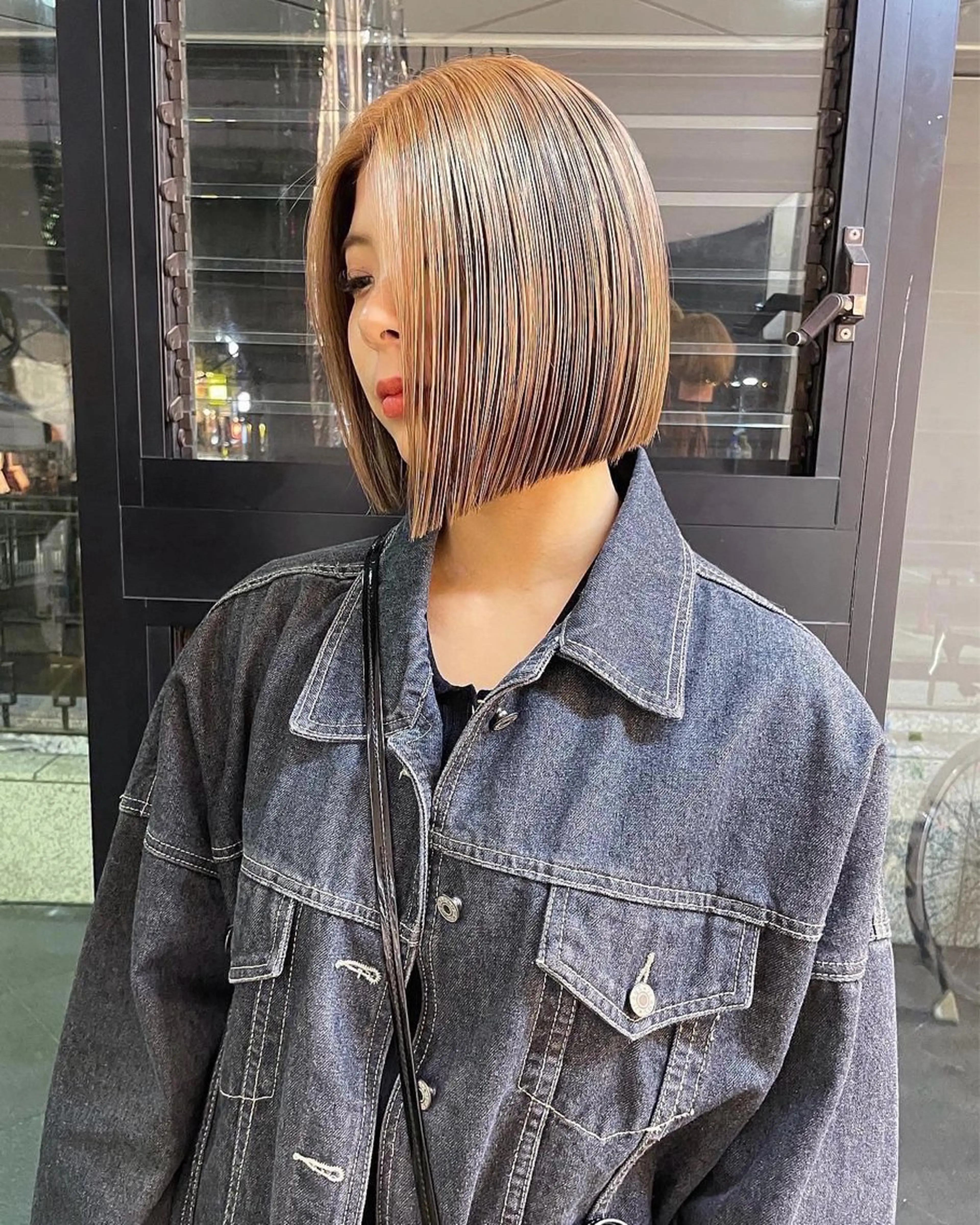 ミディアム カラー カット ヘアカラー トリートメント ヘアセット lot所属・大阪/心斎橋 lot mikuのヘアスタイル