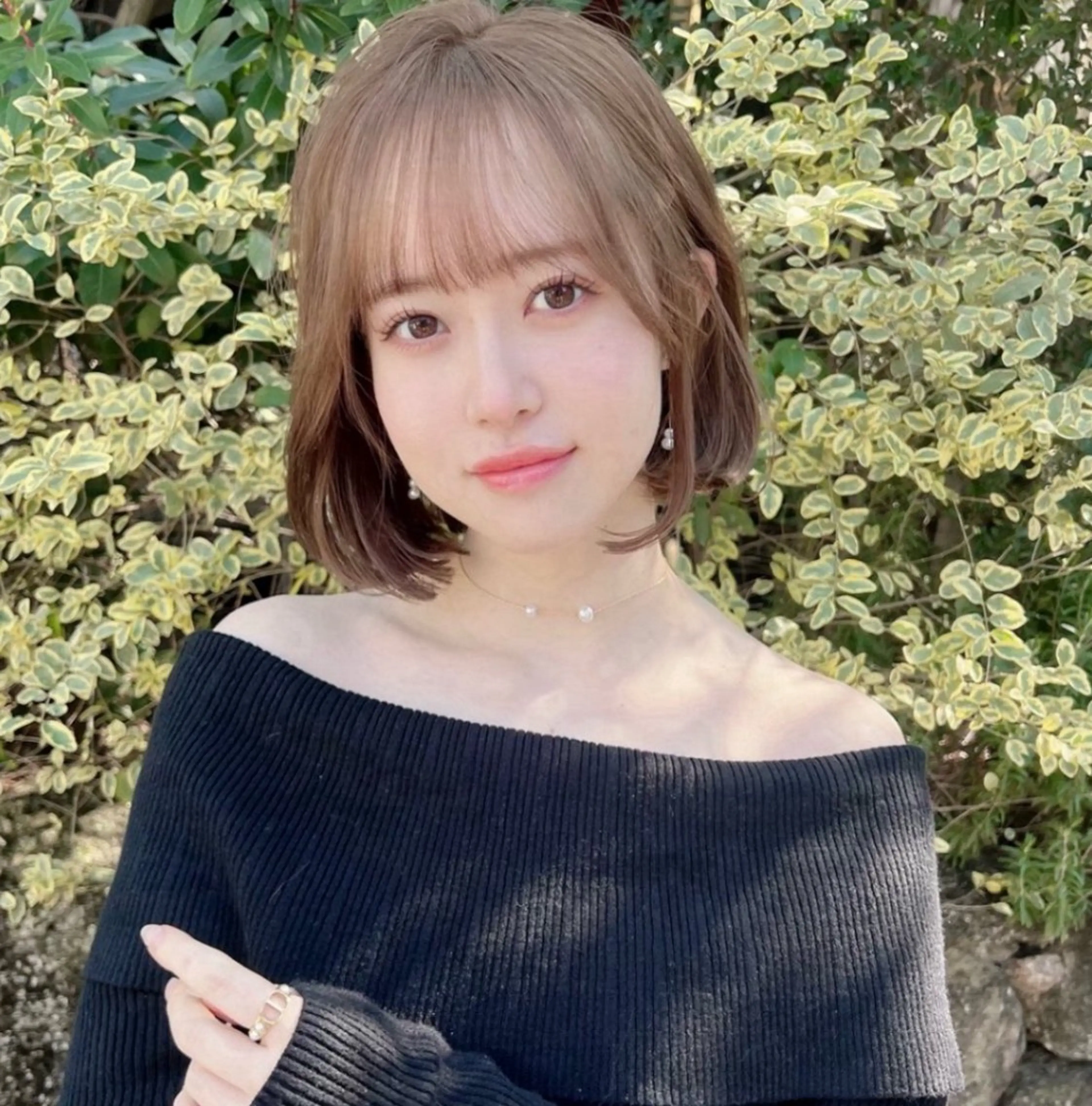 ミディアム カラー 🫧うる艶トレンド 🫧透明感カラーのヘアスタイル