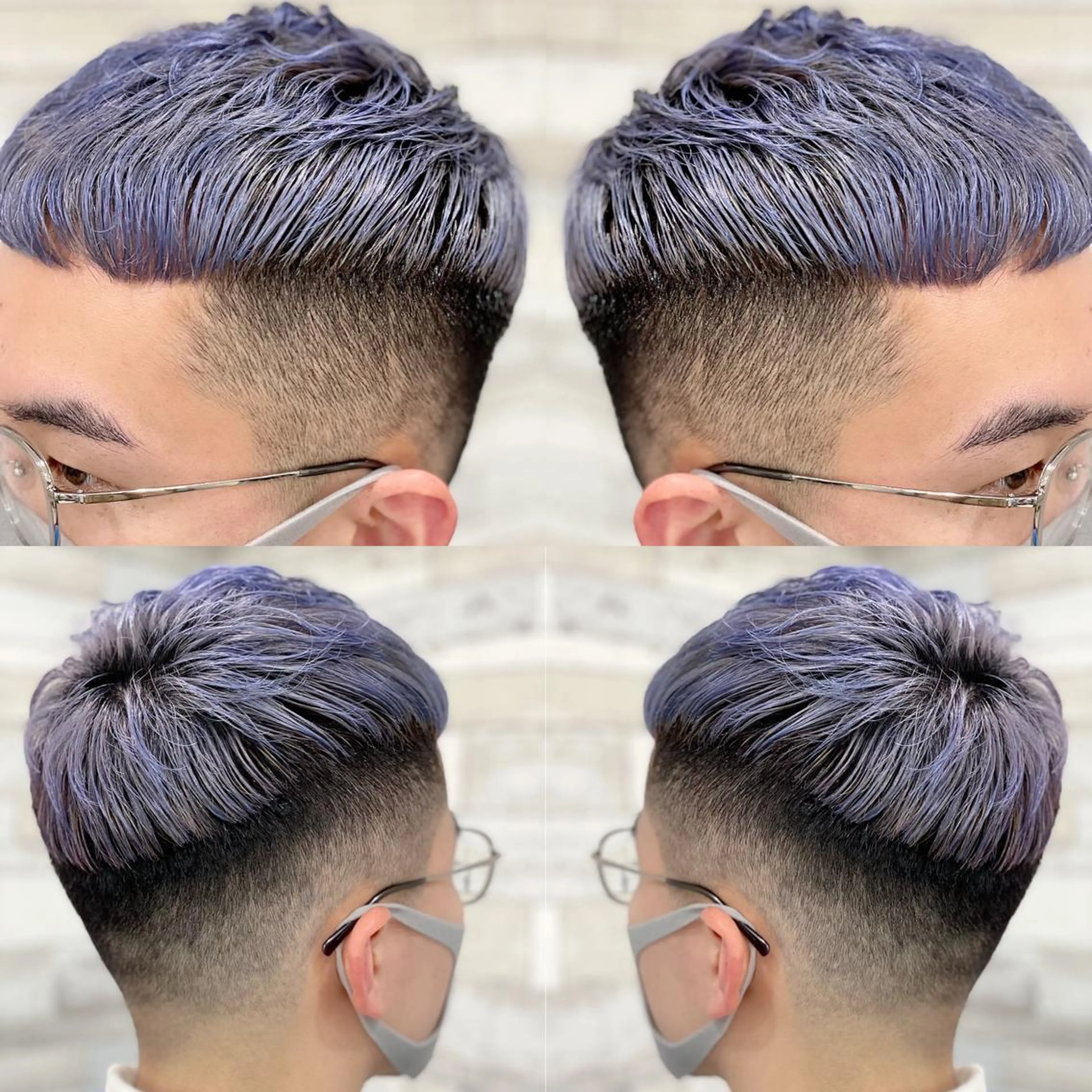 ショート カラー メンズ "PEPPU "所属・派手髪、ハイトーン ショートヘアShinのヘアスタイル