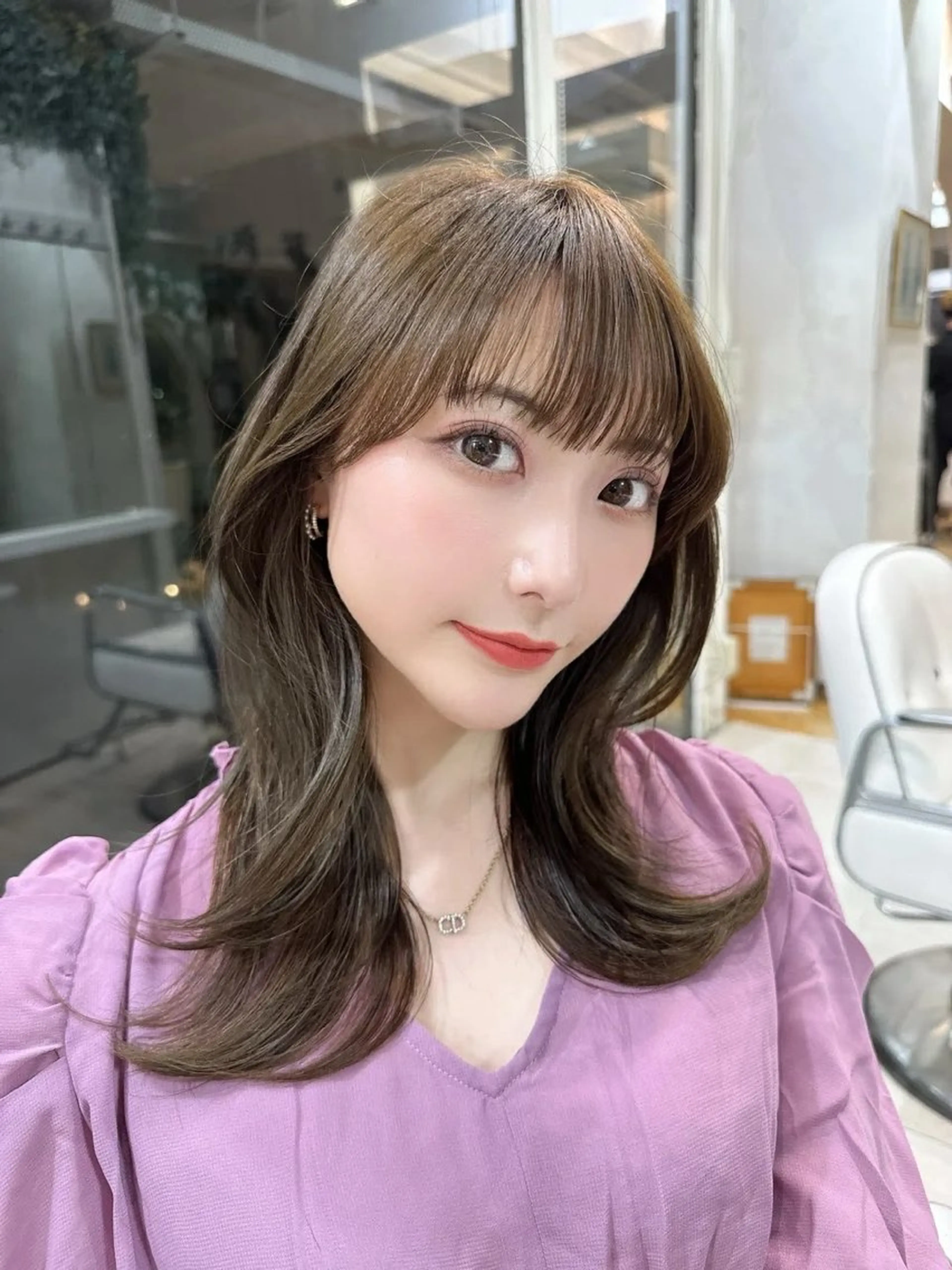 インスタ用の撮影OKな方限定✨顔まわりカット＋透明感カラー＋トリートメントの写真
