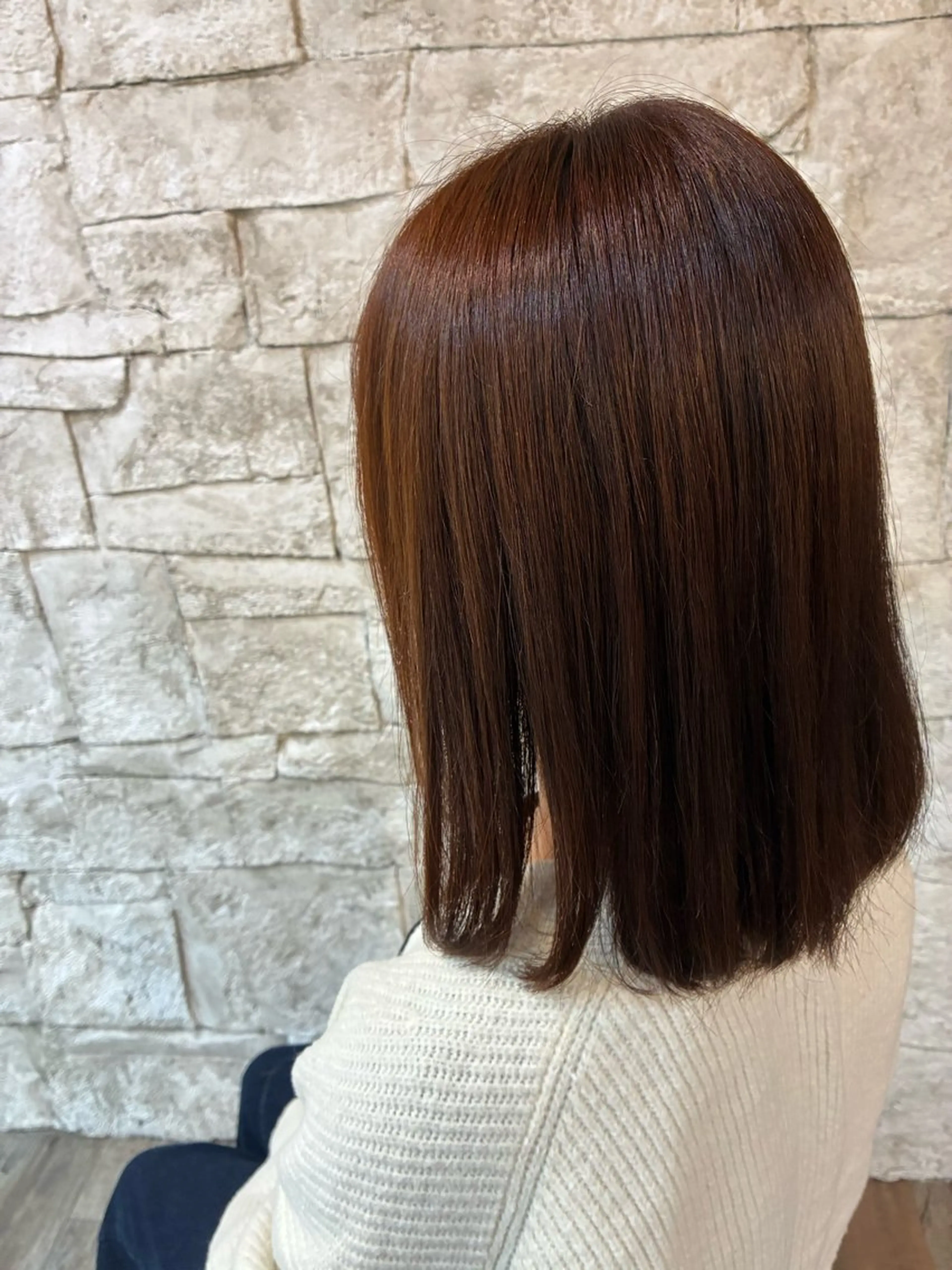 カラー ブラウンカラー オレンジ オレンジブラウン ヘアカラー お褒めの口コミ多数✨ 美髪カラー/浦本冴絵のヘアスタイル