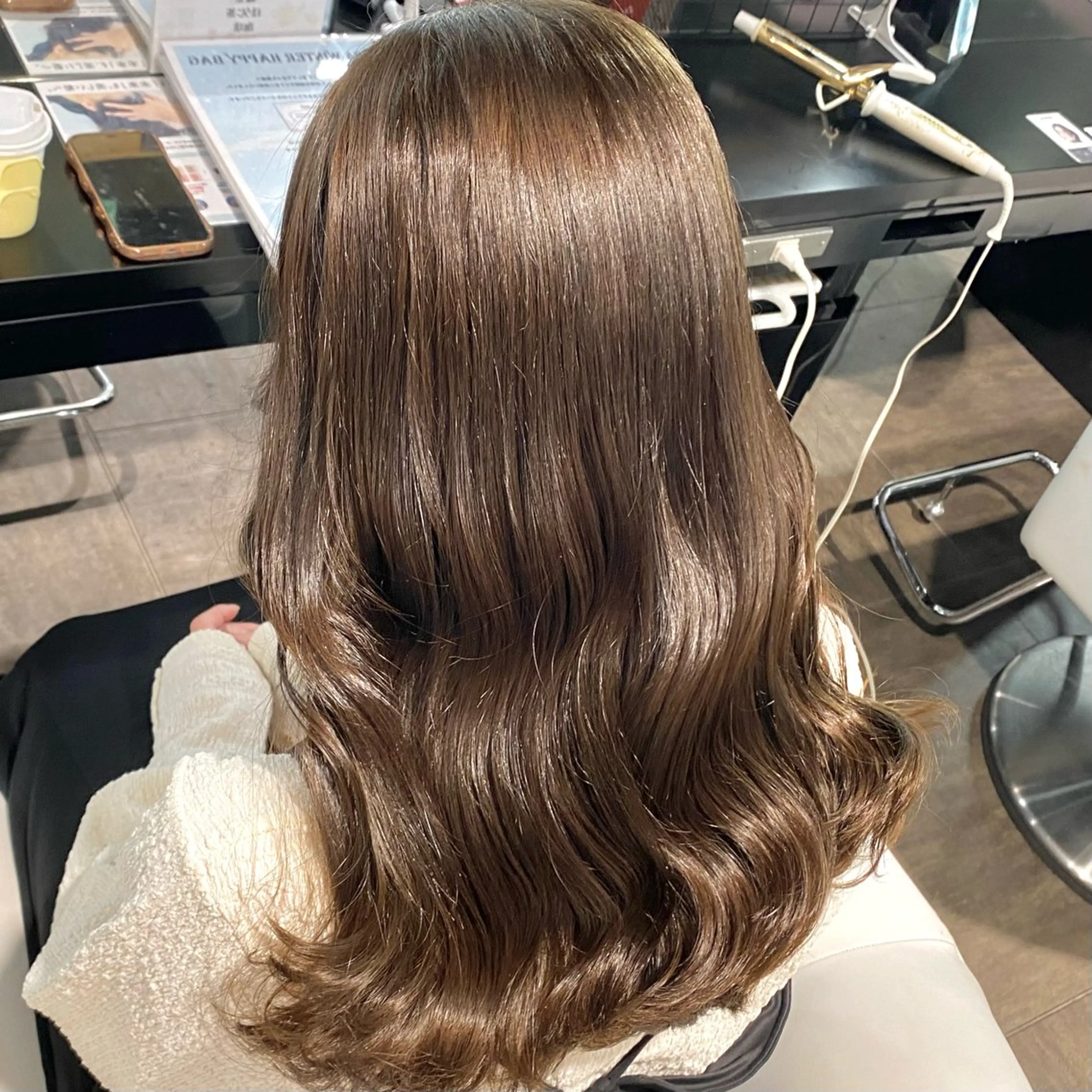 ロング カラー ブラウンカラー 透明感カラー モカブラウン カット ヘアカラー トリートメント 🤍愛されヘア⌇ 𝐑 𝐈 𝐎🤍のヘアスタイル