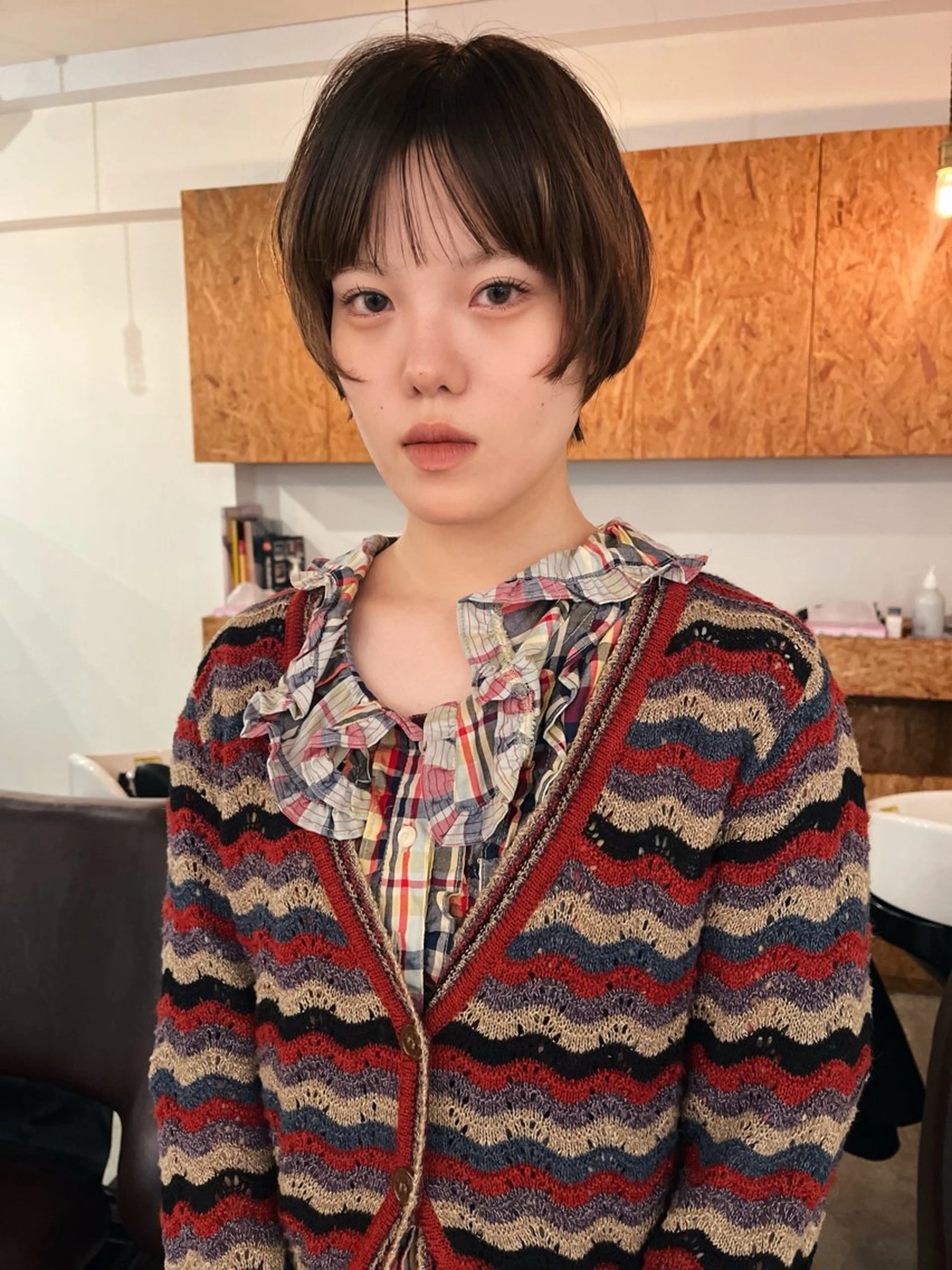 ショート 暖色/パーマ 🌼クニトウメイのヘアスタイル