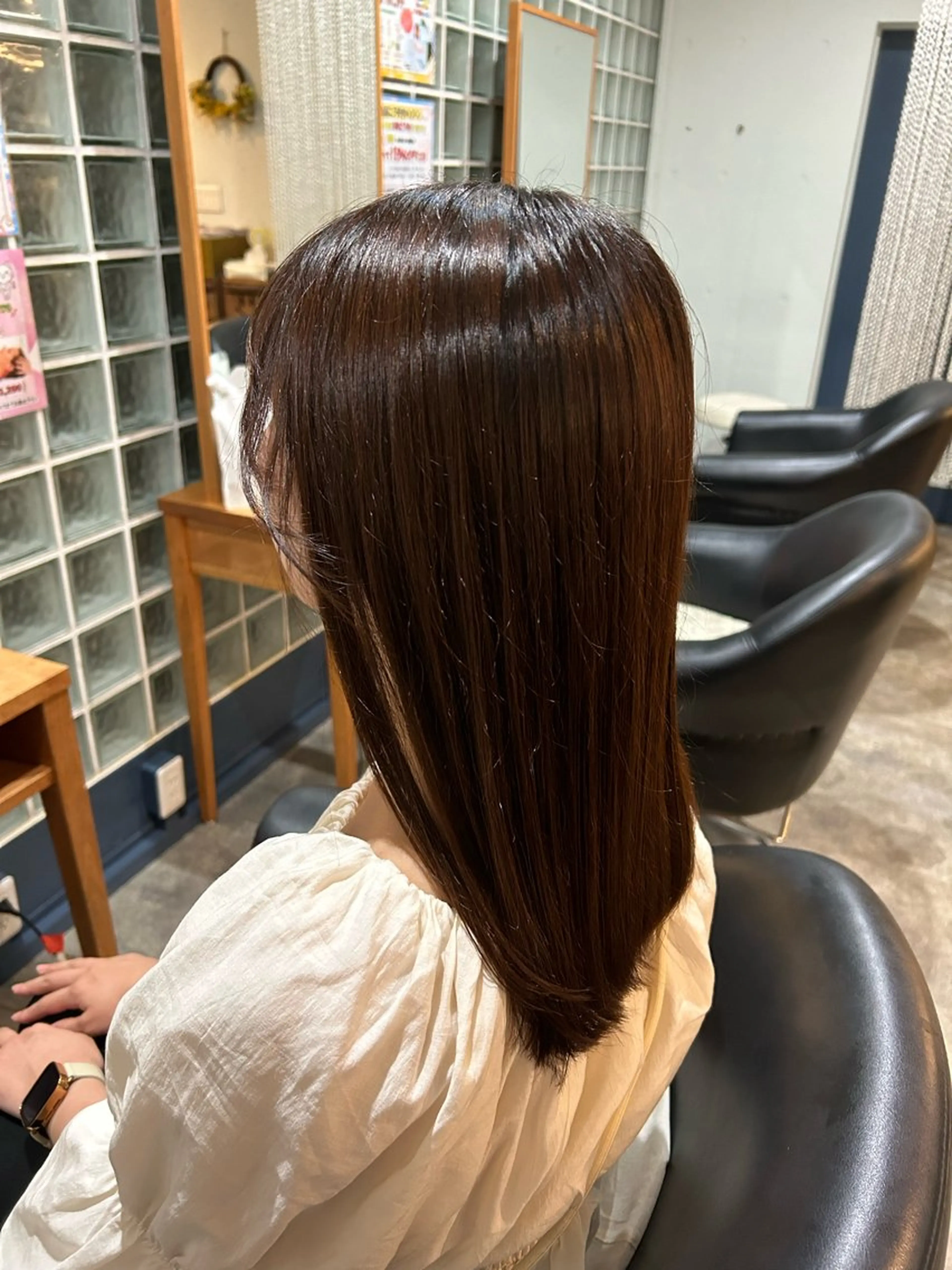 ロング 顔周りカット レイヤーカット 大野 優希のヘアスタイル