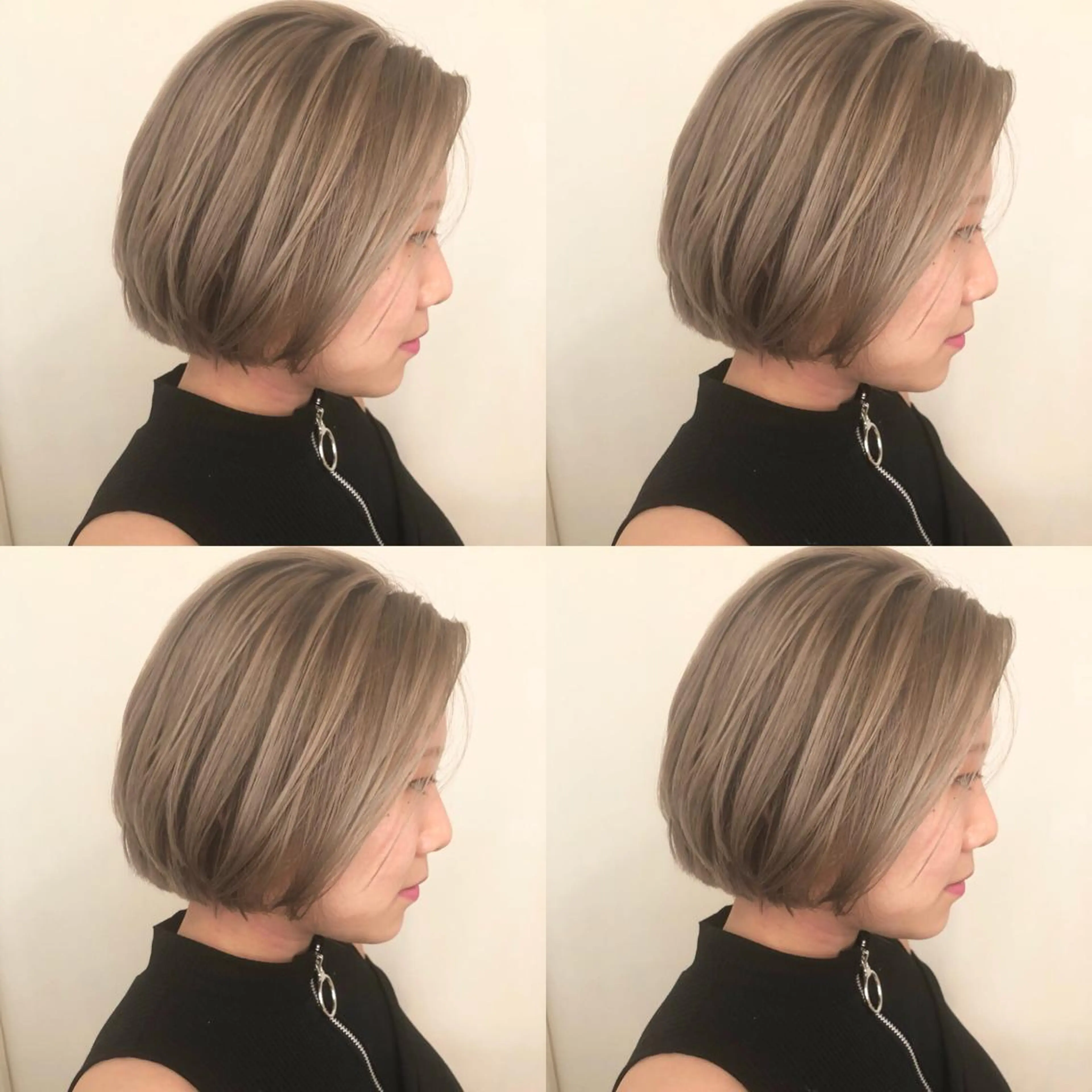 ショート カラー ブリーチ ハイトーンカラー 竹内啓太 ボブのヘアスタイル